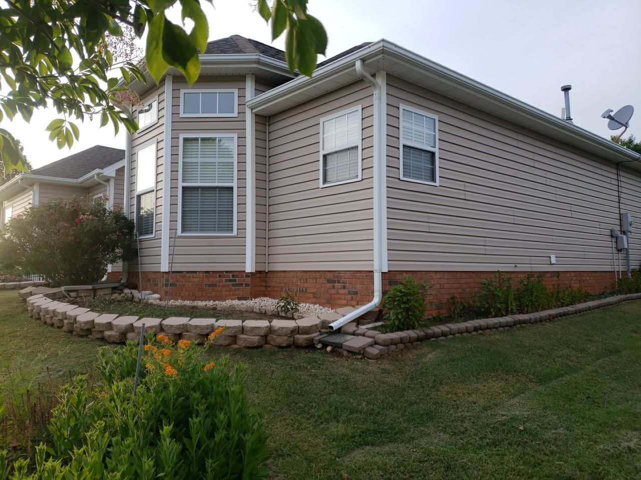 House Wash using cleaner by G&H Home Tech Pros LLC
