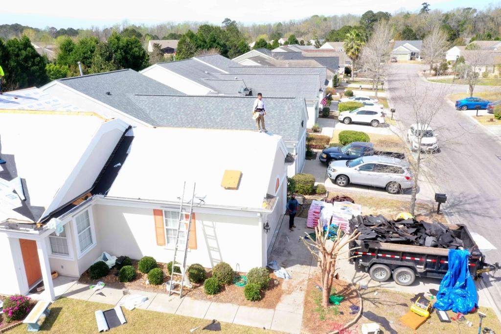 Residential Roofing Installation using Owens Corning® Oakridge Tru-Def Desert Tan by Indigo State Roofing