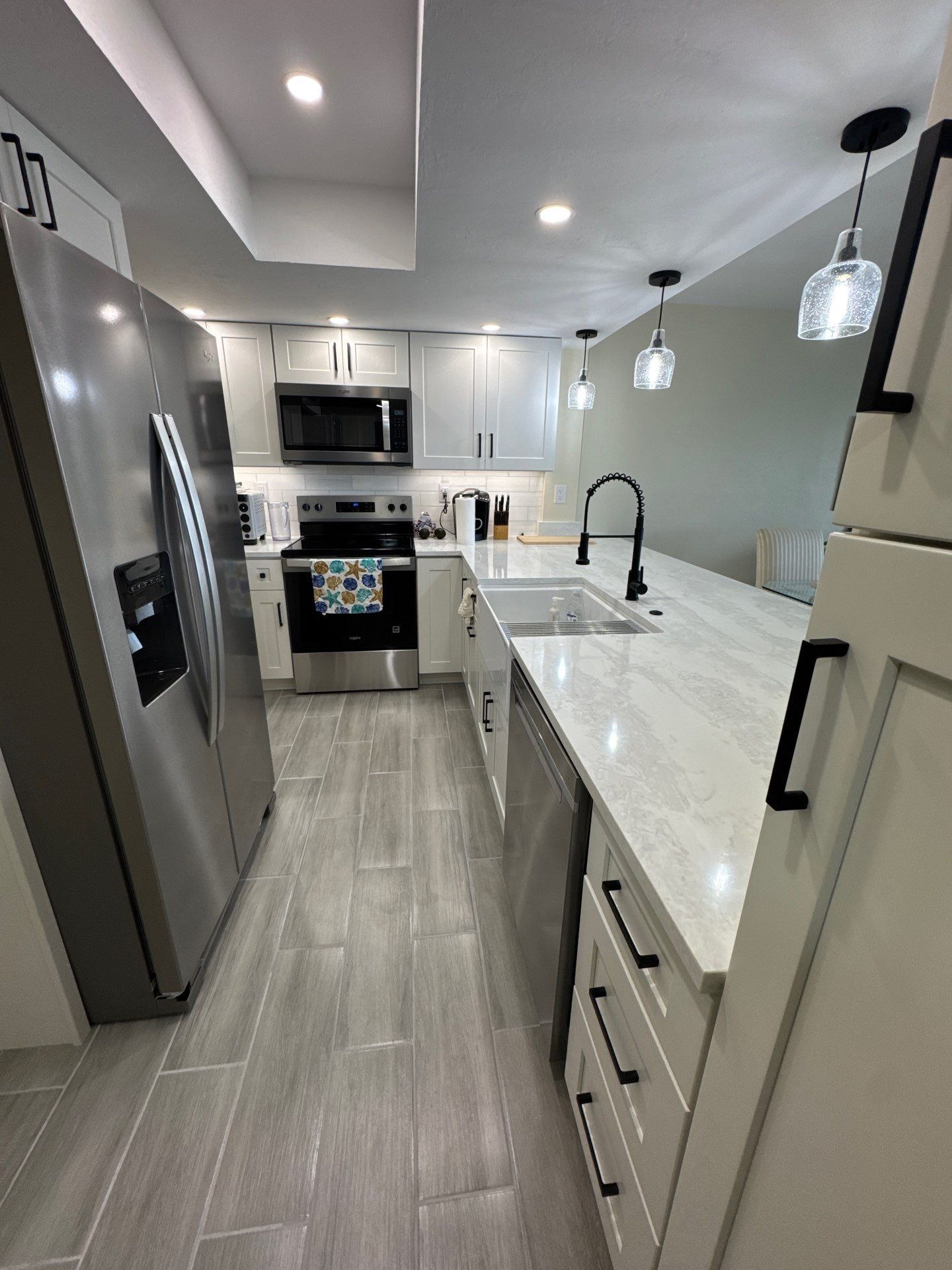 Vanderbilt Beach Condo Kitchen Remodel by Give Freedom Homes