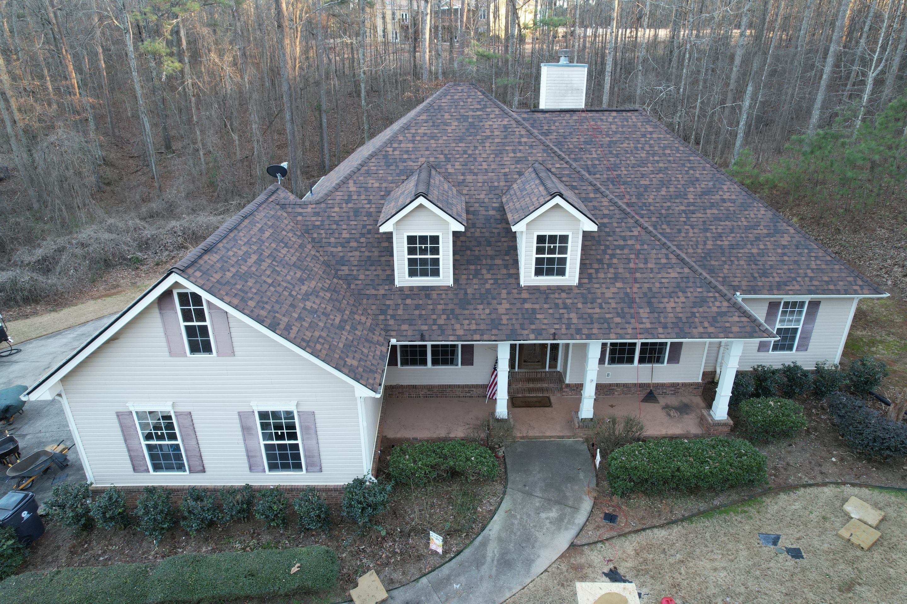 Residential Roofing Installation using Owens Corning by Inspector Roofing and Restoration