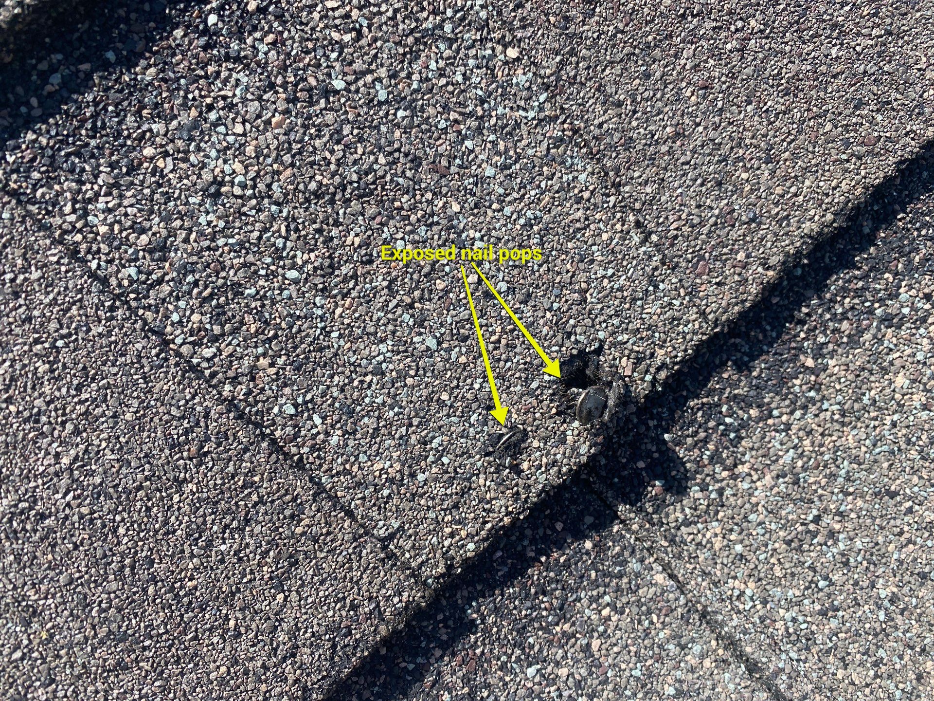 Hail Damage using Owen's Corning Duration (Lifetime) Shingles by Roof Repair Company