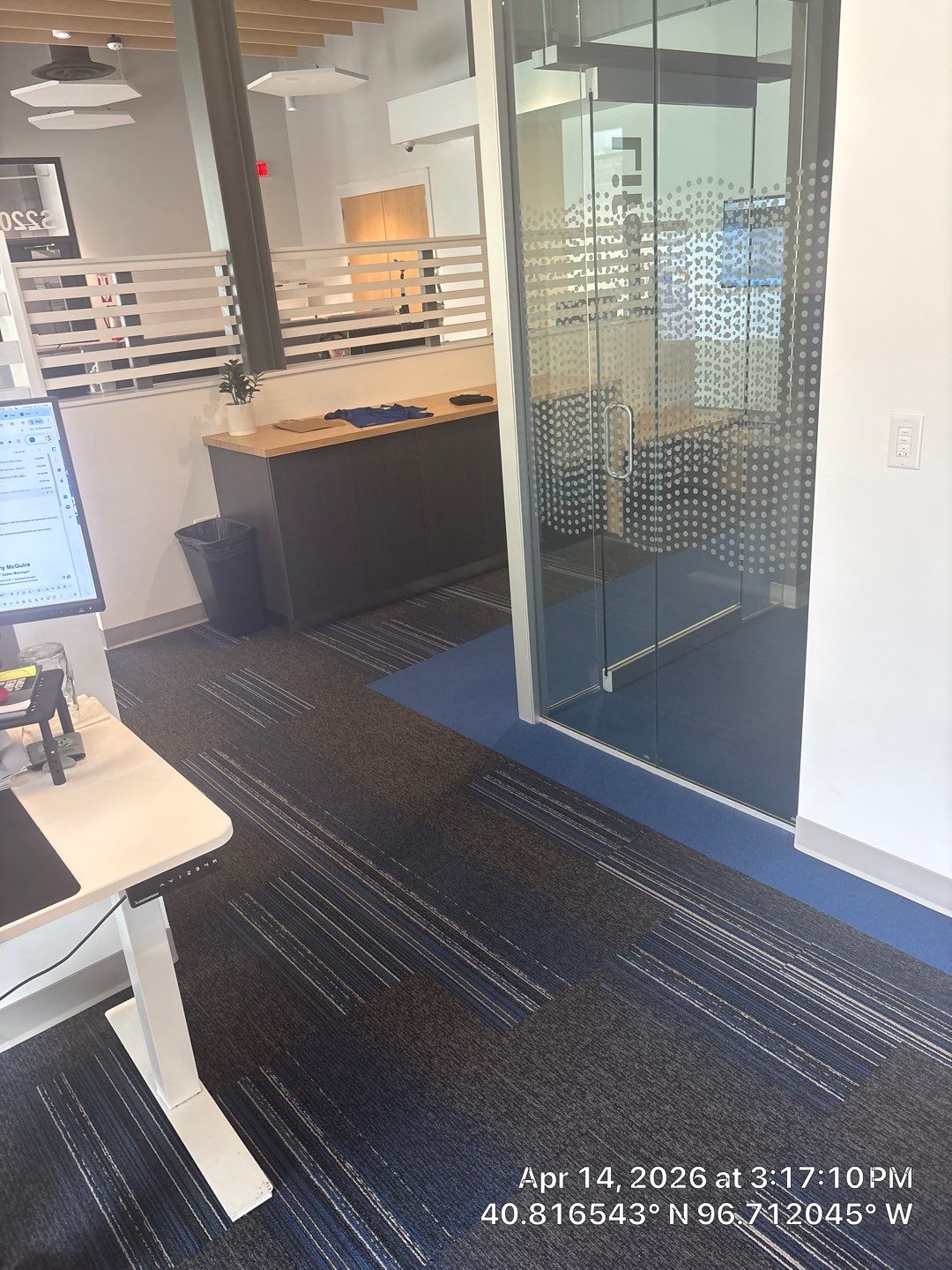 Modern Office Interior Fit-Out with Custom Partitions in Lincoln by CompanyCam Sales Demo