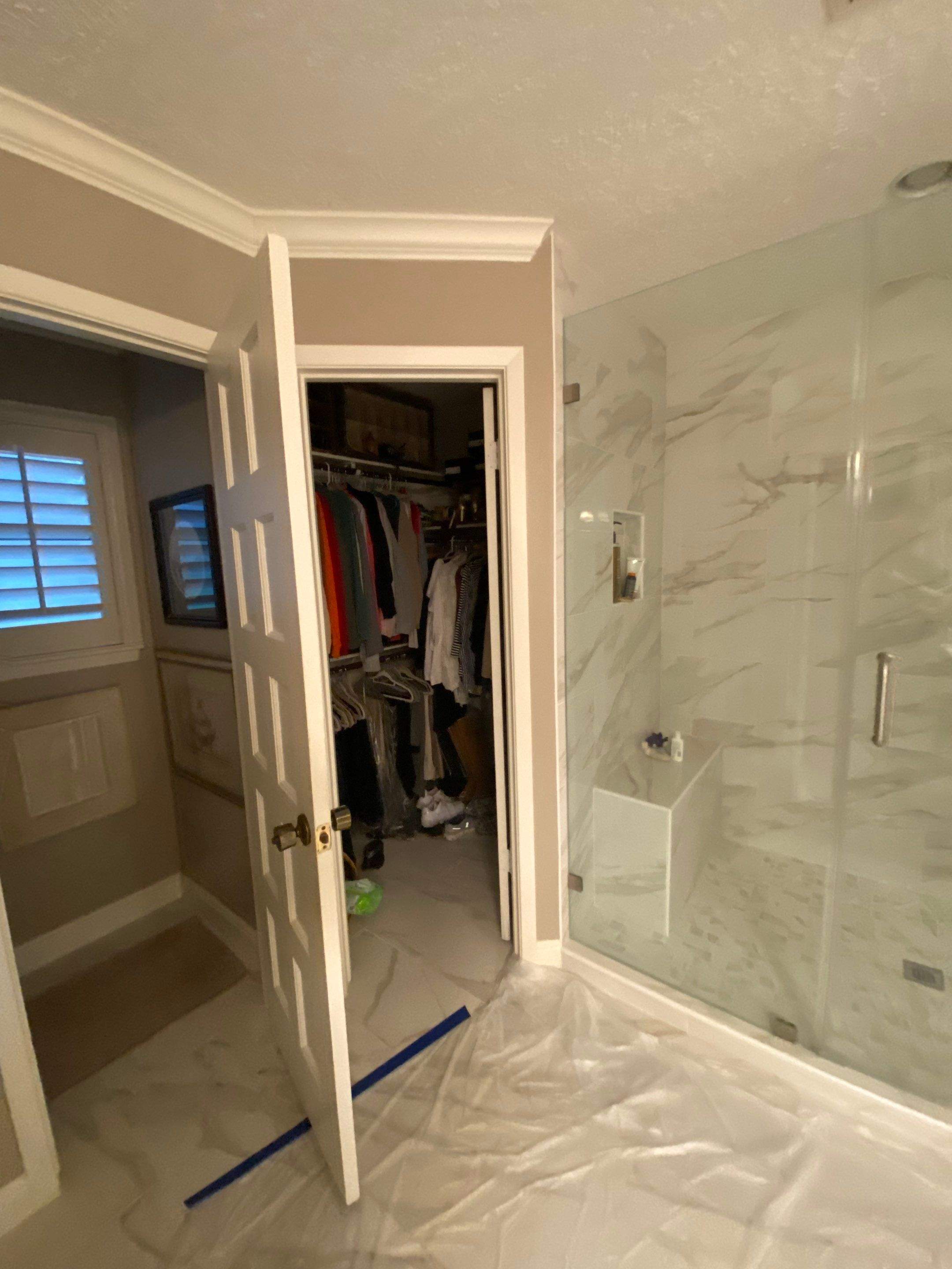Bathroom Remodel with Water Mitigation Equipment | LT Contractors by L&T General Contractors and Restoration INC