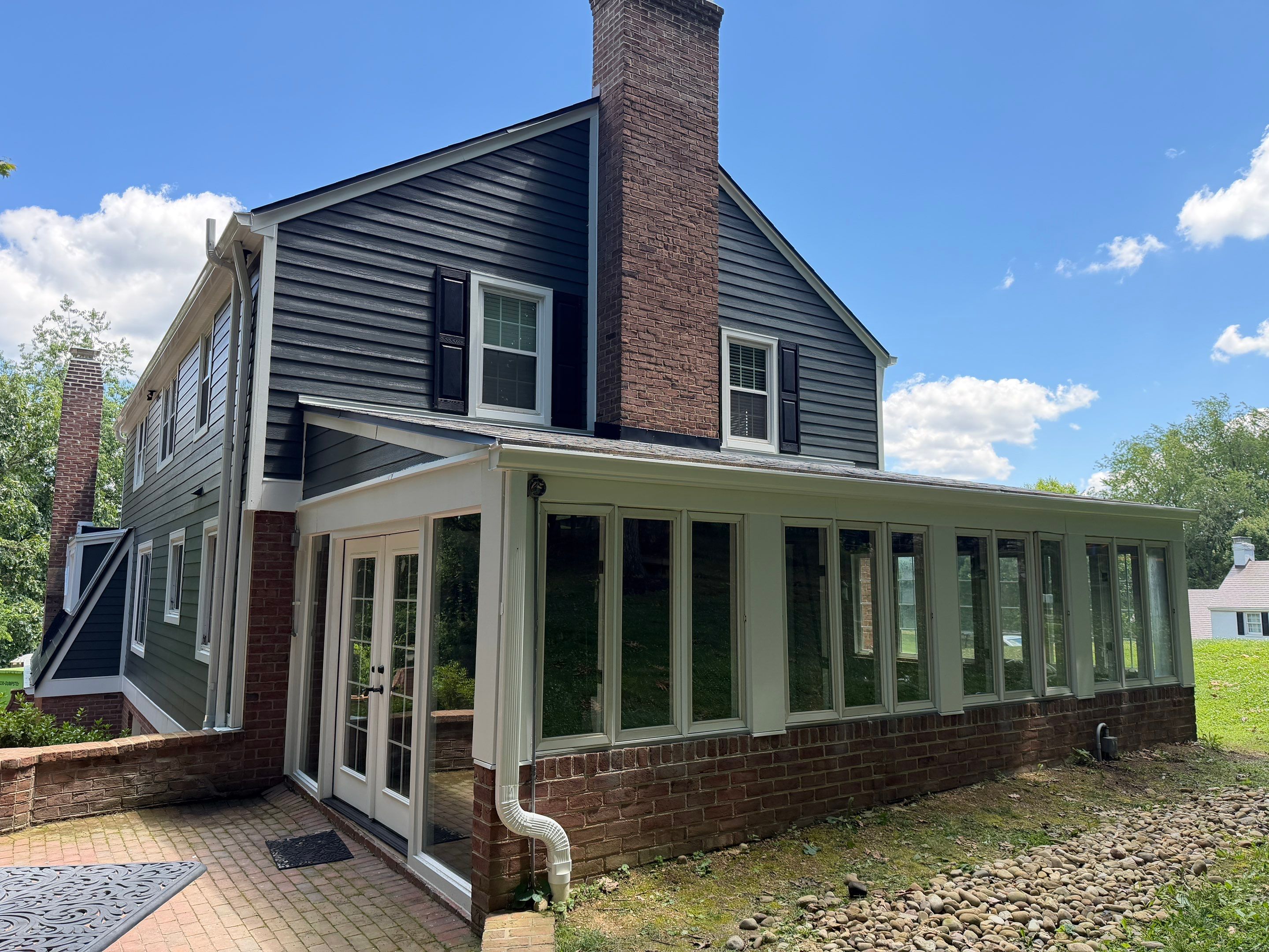 James Hardie Transformation of a Majestic Sewickley Heights Home by Ideal Siding Pittsburgh