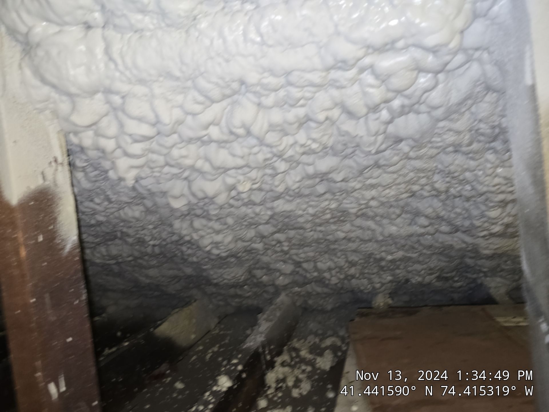 Attic Insulation using open cell spray foam by NYS Foam & Energy
