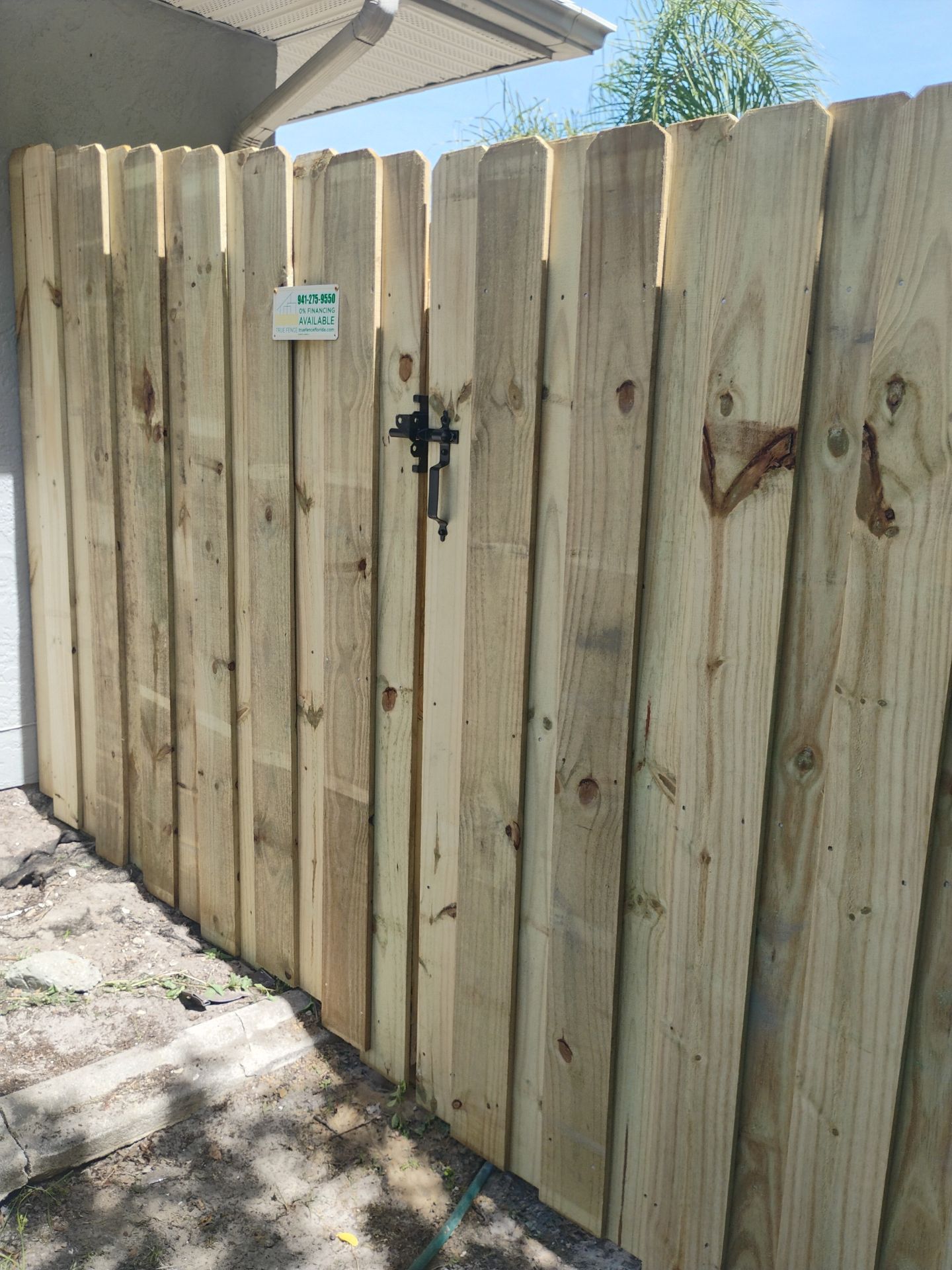Pressure-Treated Wood Privacy Fence Installation in Port Charlotte by True Fence LLC