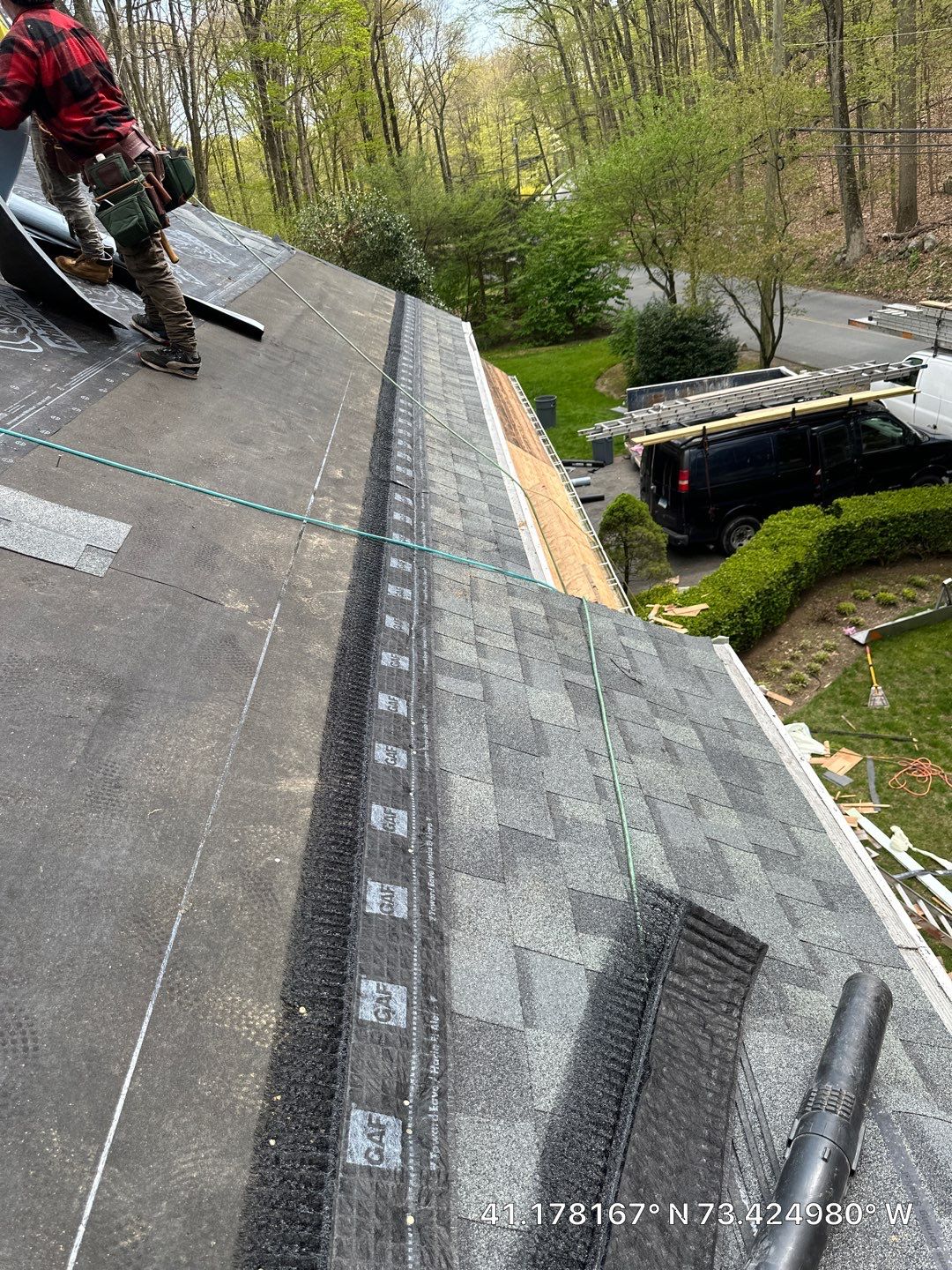 Residential Roofing Installation using Owens Corning TruDefinition Duration - Estate Gray by A Plus Exterior