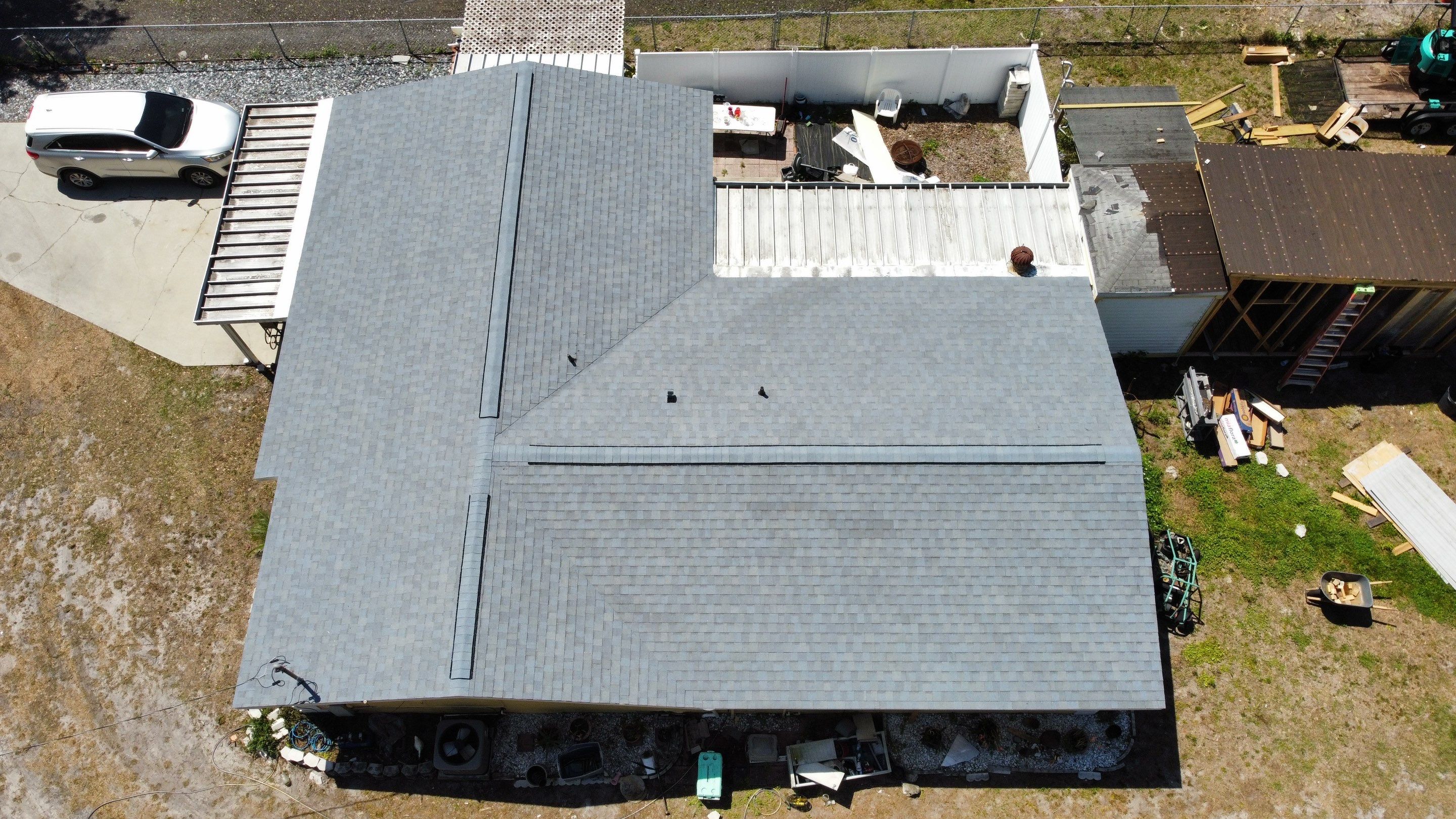 Roof replacement in Gibsonton, FL. by Steadfast Roofing