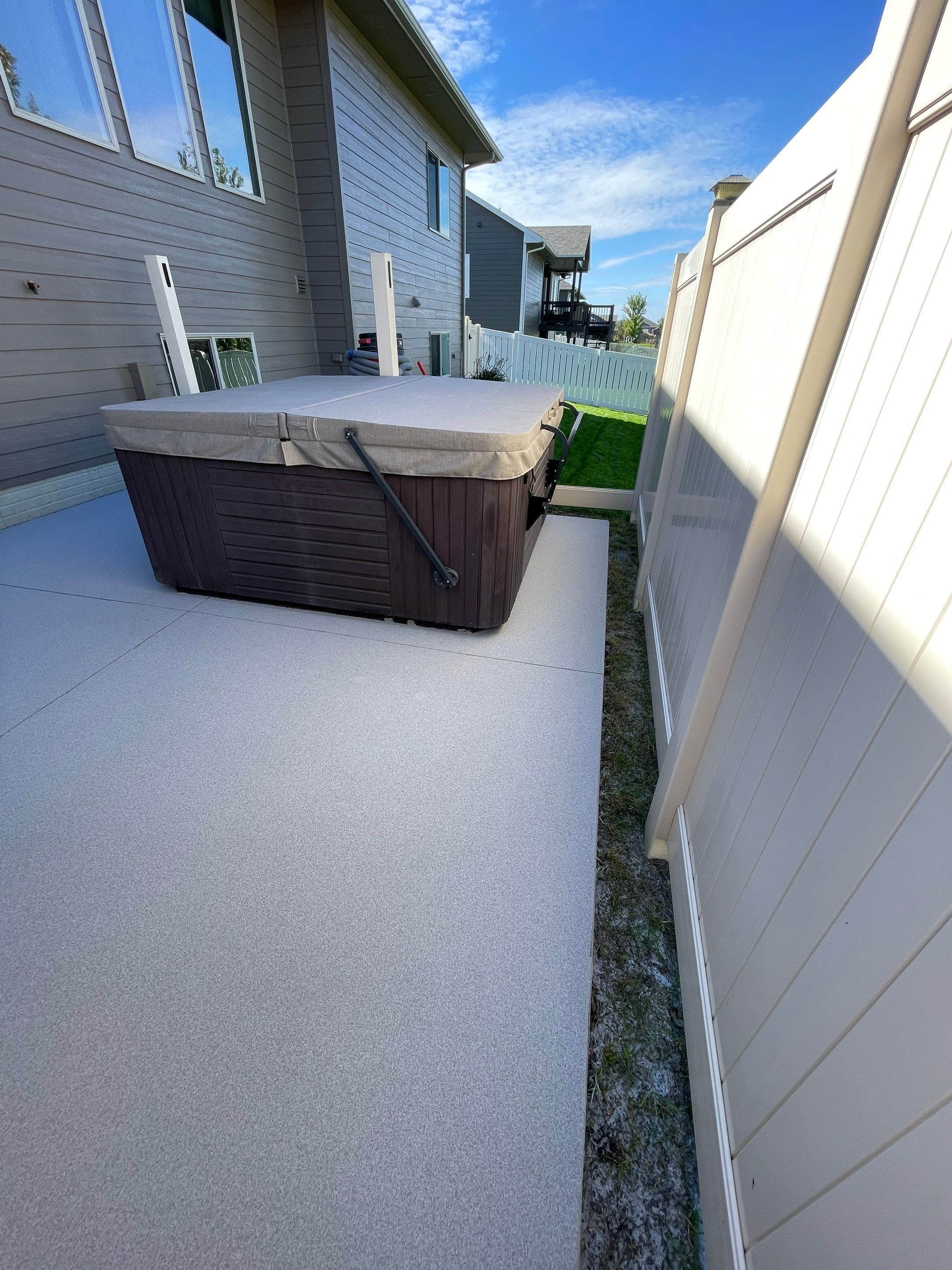 Garage and Patio Concrete Coatings in Sioux Falls by Select Painting, Coatings & Garage Cabinets