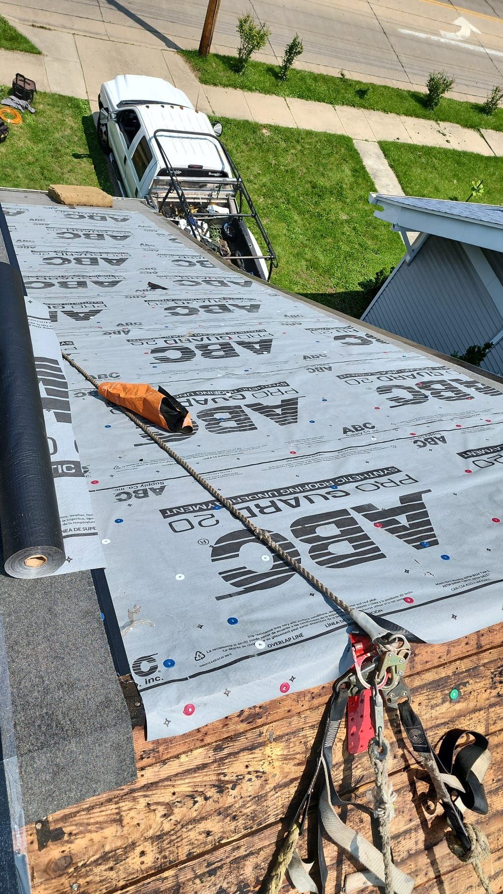 Residential Roofing Installation using GAF Timberline HDZ Pewter Gray by Rainstoppers Roofing