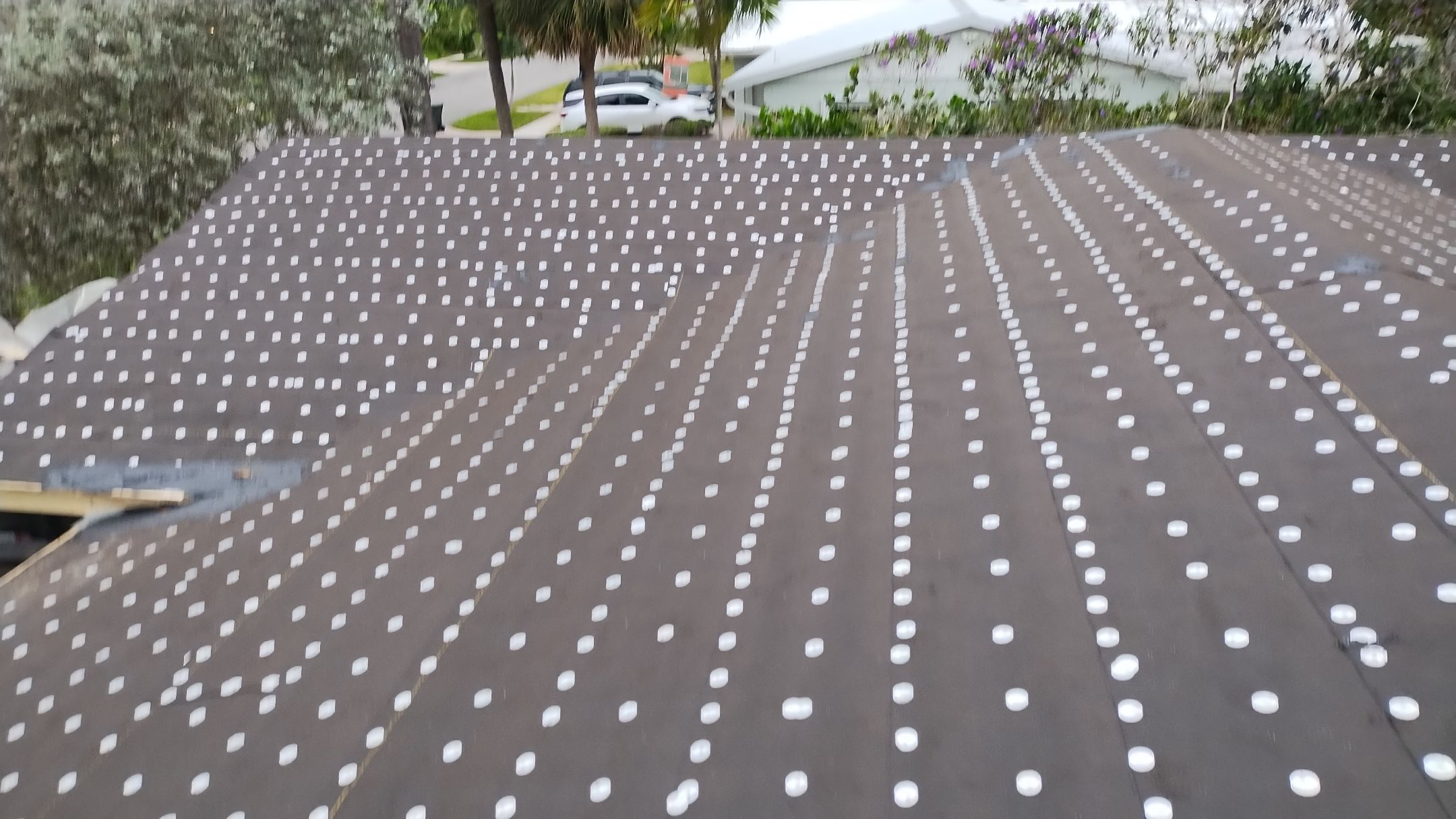 Residential Roofing Installation using 1" Nail strip metal roof by BLUES BROTHERS ROOFING