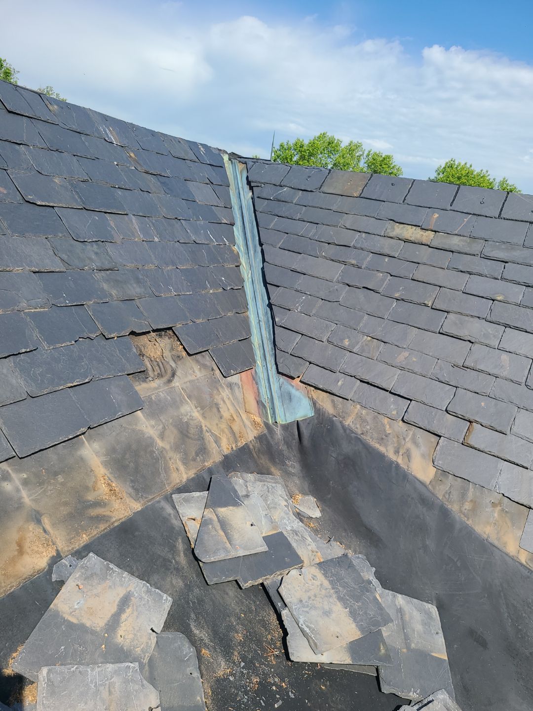 Lorton: EPDM Flat Roof with Partial Slate Replacement by RM Banning, Inc.