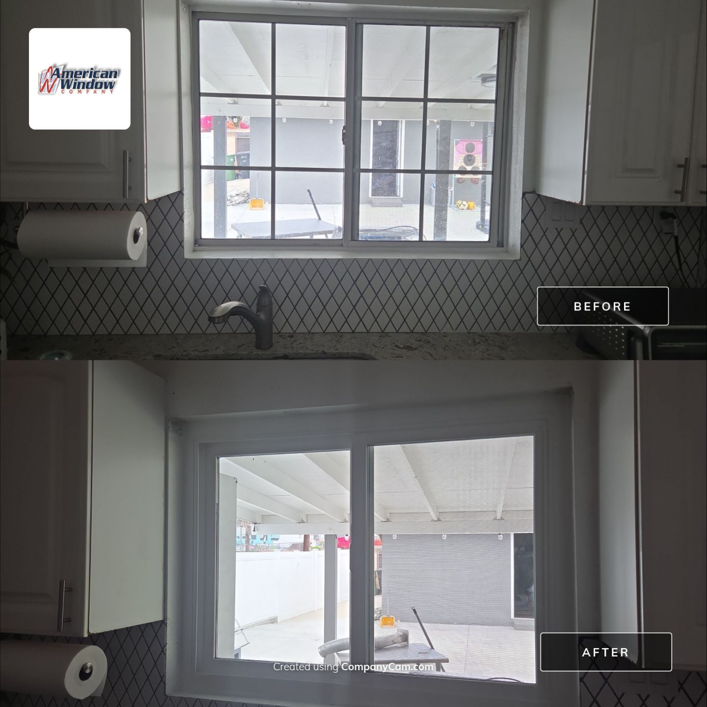 Milgard Tuscany window installation in Whittier, CA by American Window Company