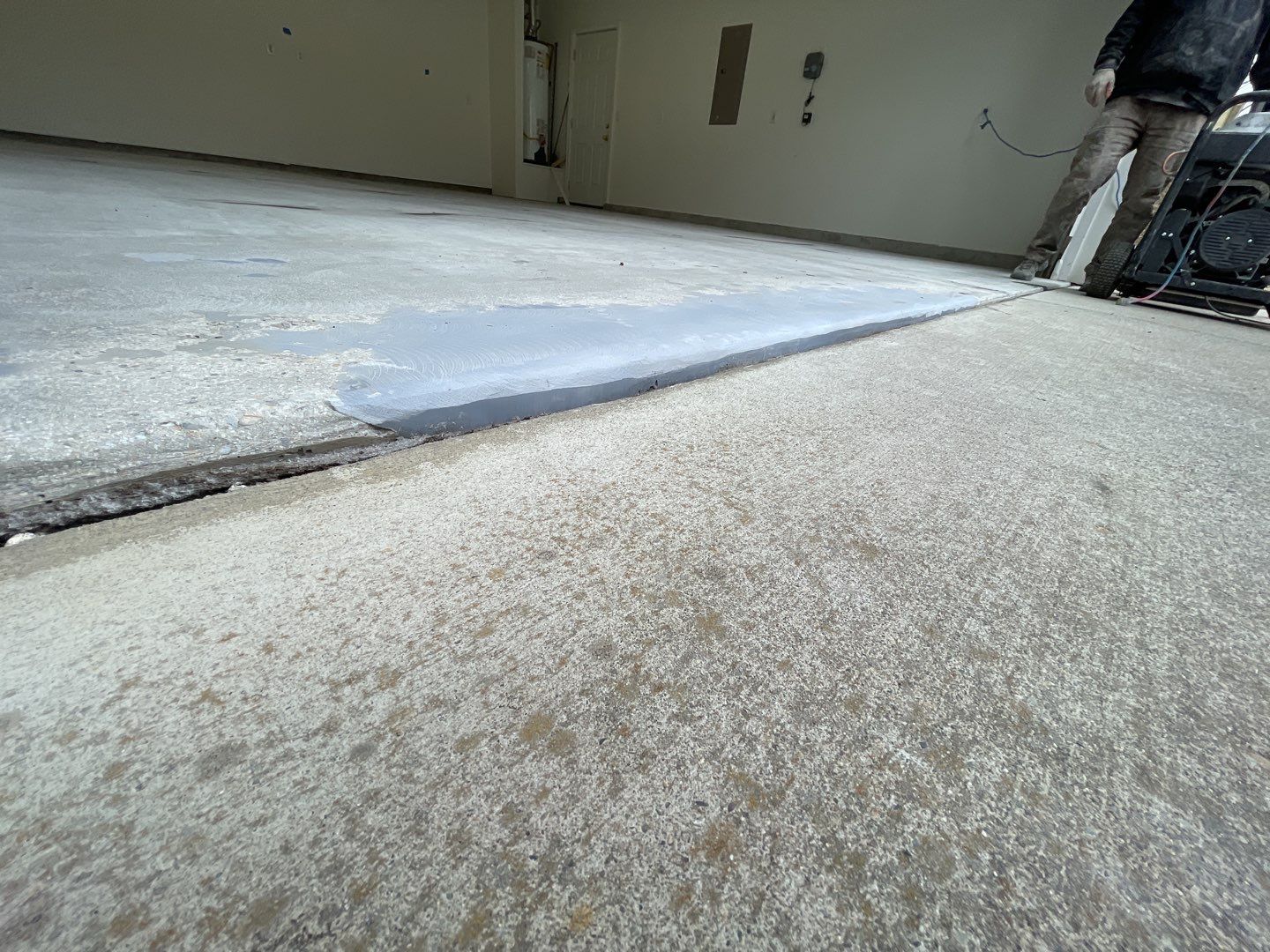 Garage Transformation using Silver Creek by Croc Coatings, LLC