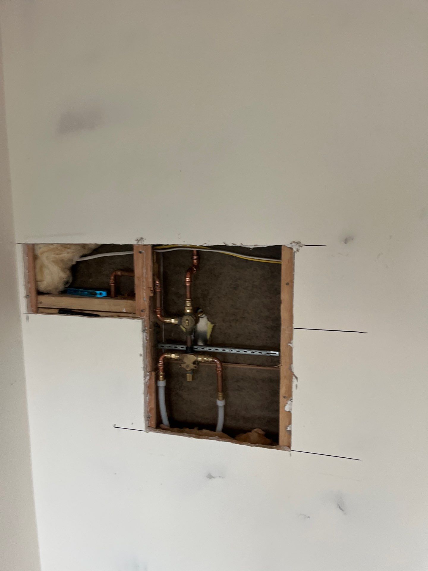 Shower piping Installation by Us Plumbing