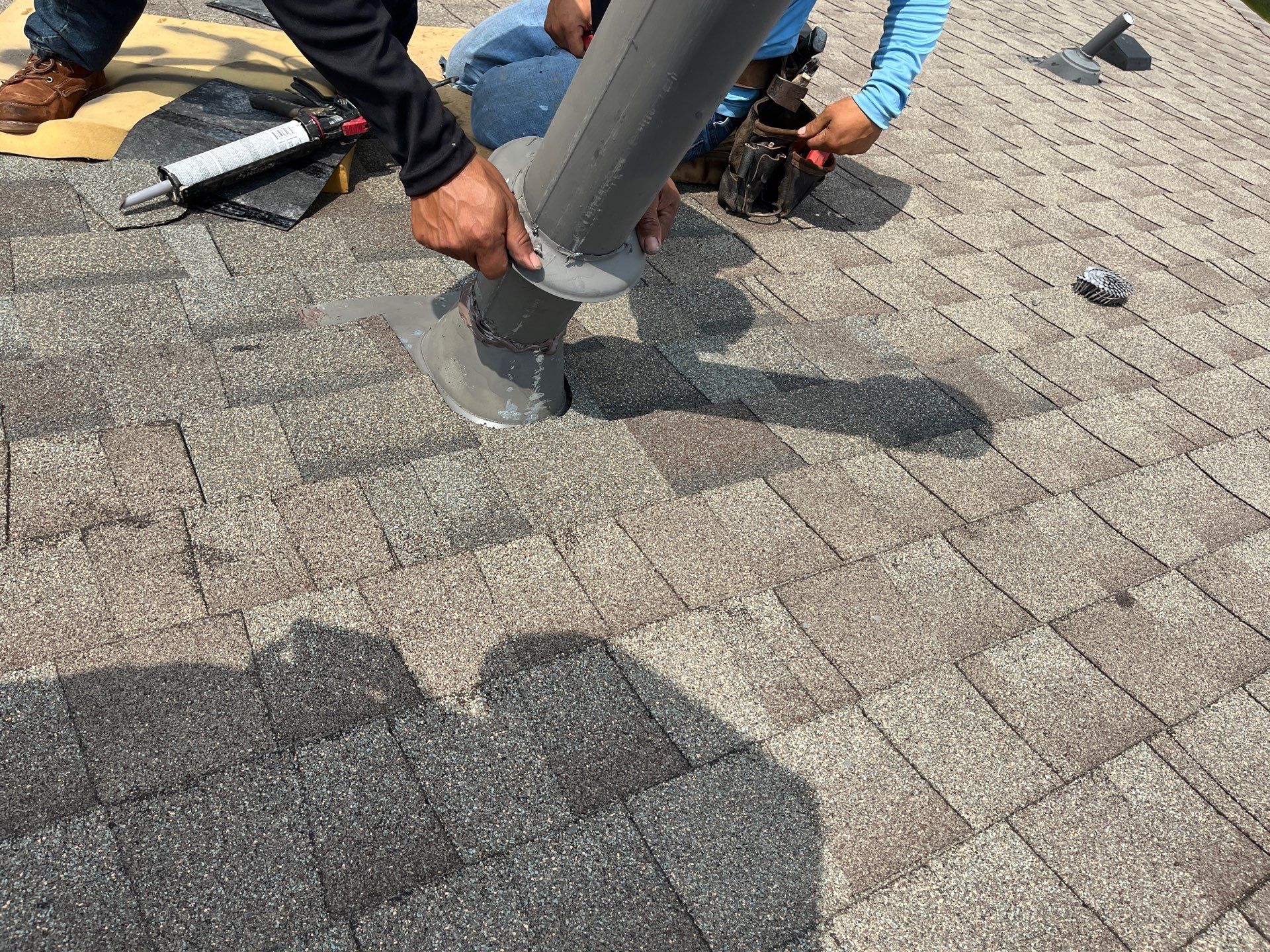 Hail Damage using Owen's Corning Duration (Lifetime) Shingles by Roof Repair Company
