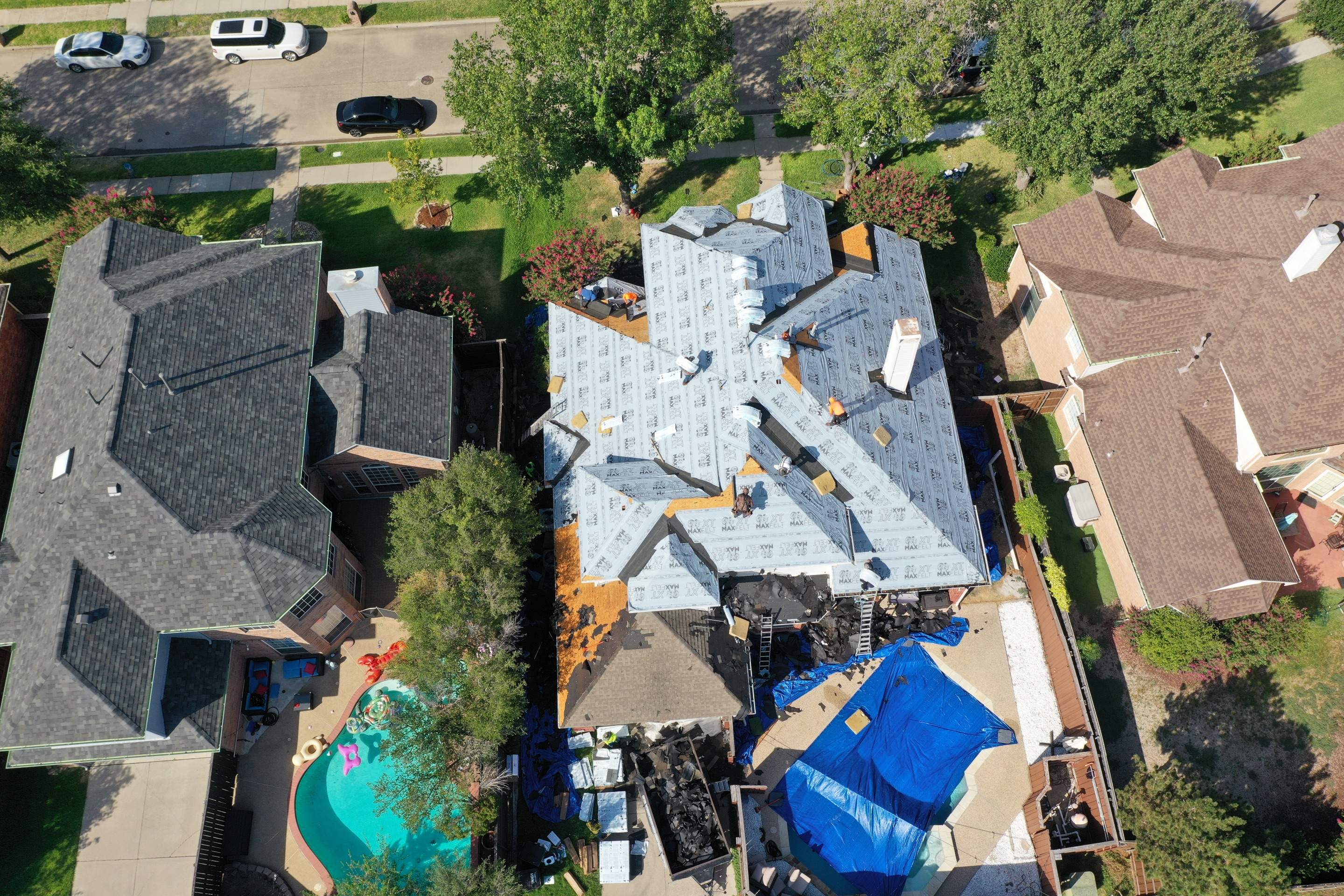 Residential Roofing Installation using IKO Dysnasty Class3 Summit Gray by Eminent Roofing & Auto Hail Repair