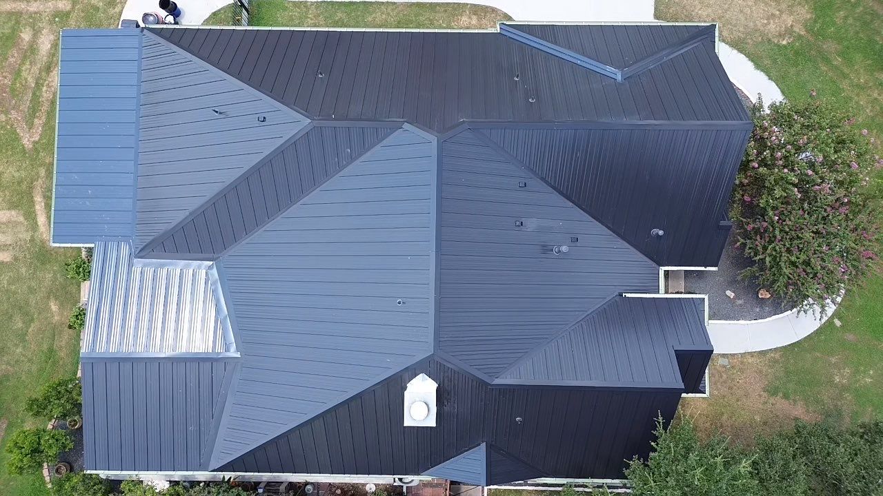 Matte Black - L&A Metals Class 4 UL 2218 Standing Seam Metal by RoofsOnly.com