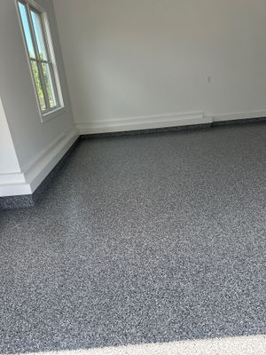 Garage Floor Coating using Wombat