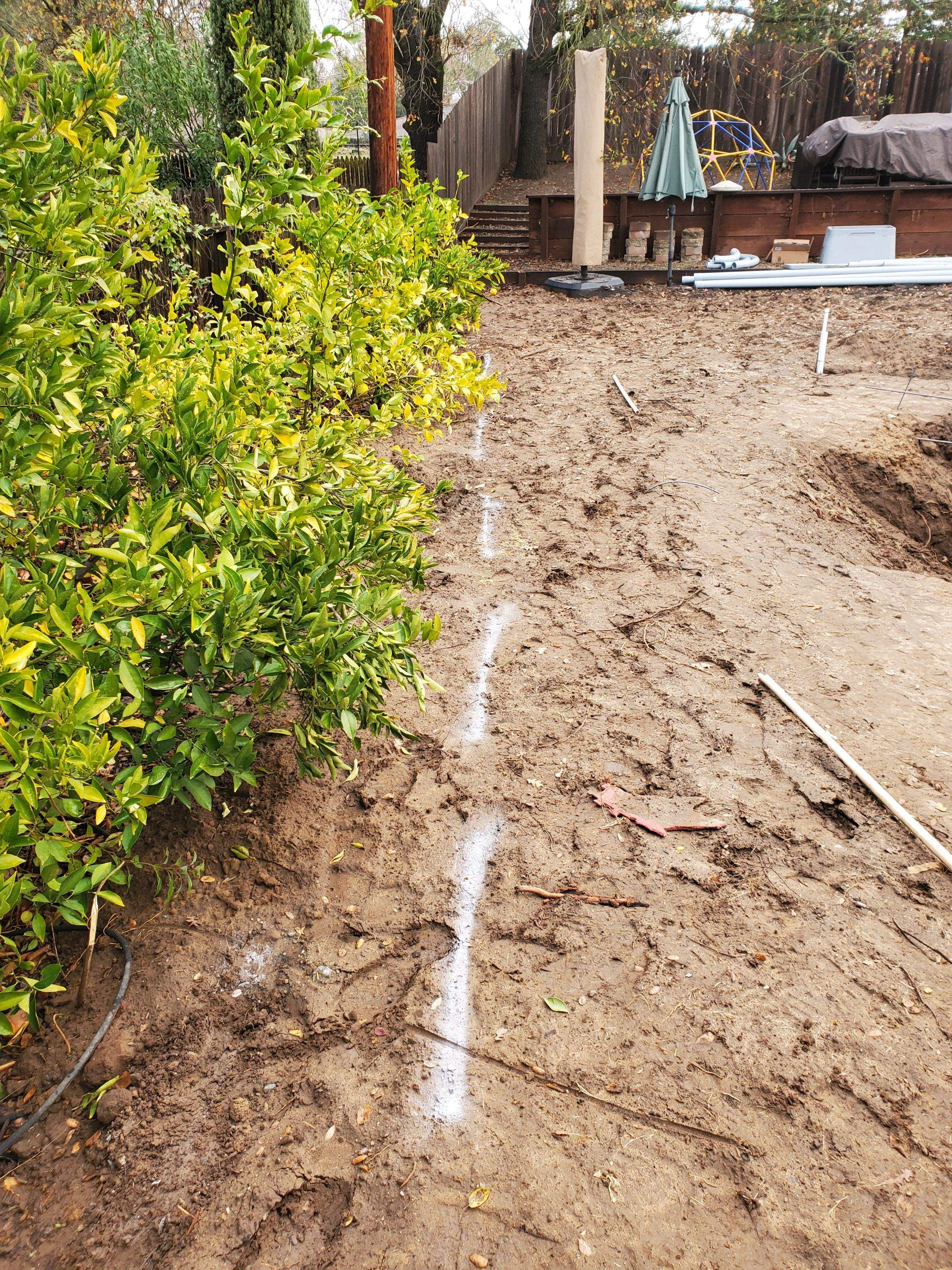 overhead to underground service by Peach Electric Inc