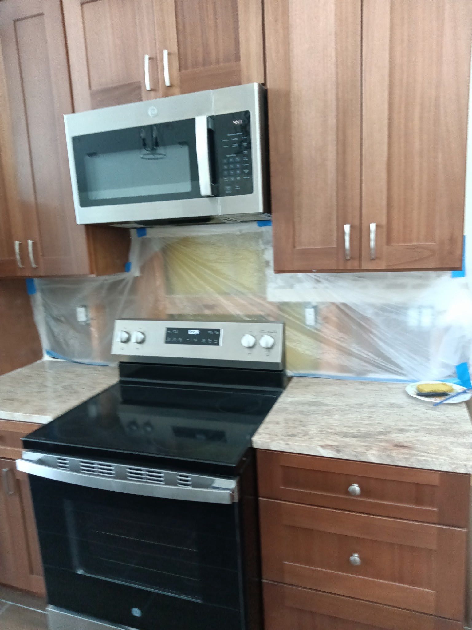 Backsplash Fix From Previous Install by Axtra Hand