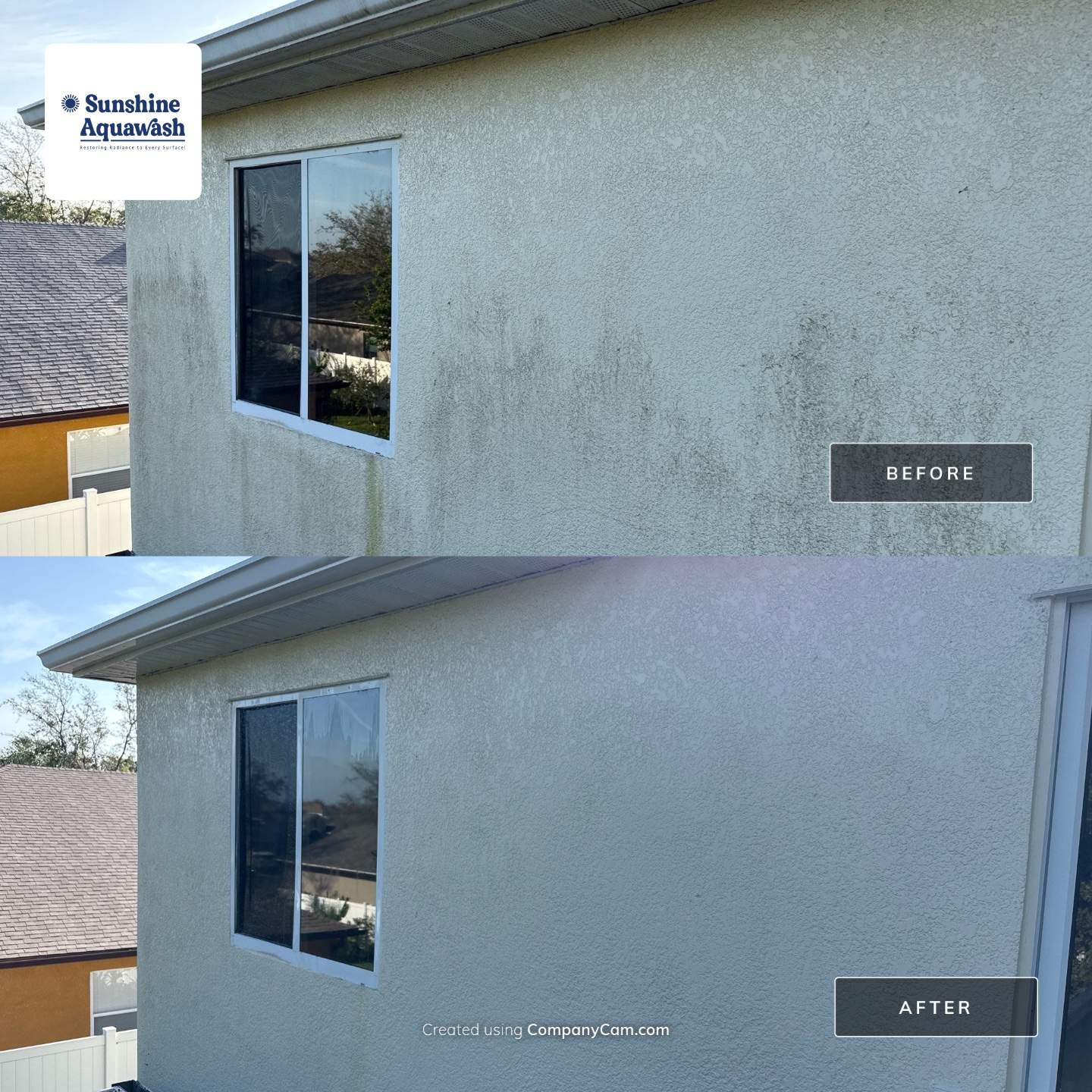 Barrington Ridge 2-Story House & Driveway Cleaning – Before & After Transformation! by Sunshine AquaWash