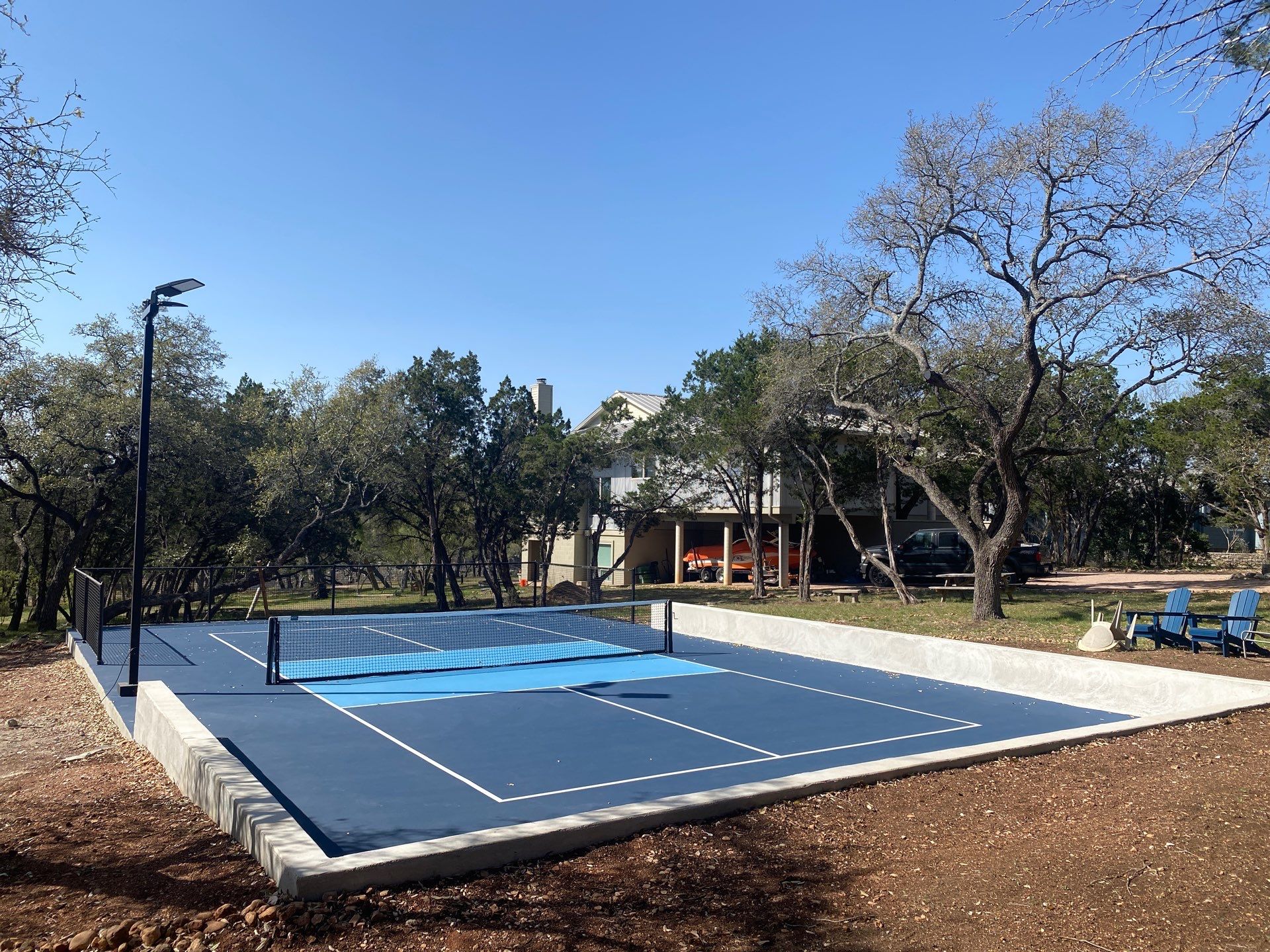 Pickleball Court in Marble Falls by Sport Court Austin