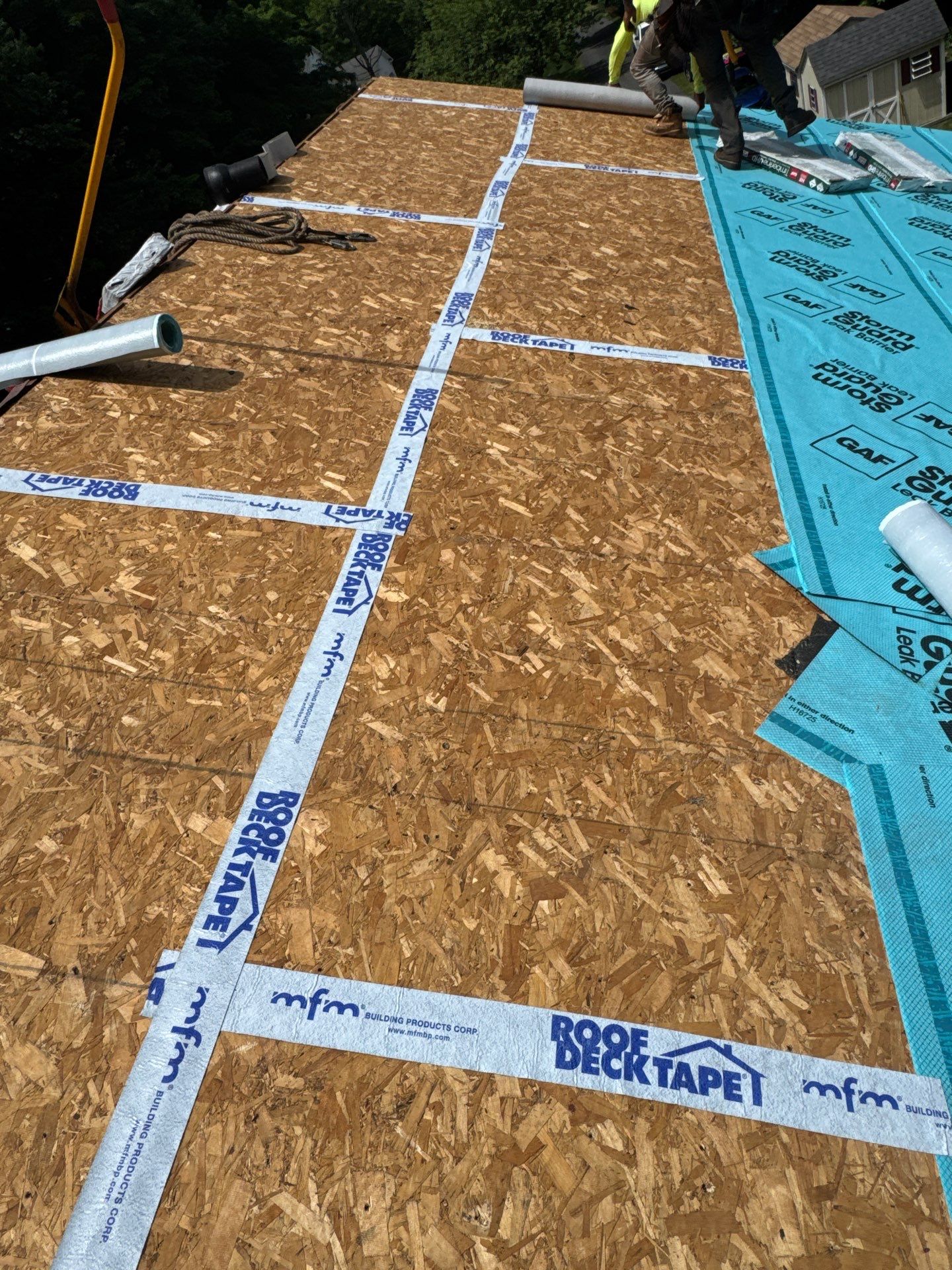 Brand new roof in Naugatuck, CT by DiGiorgi Roofing and Siding Inc