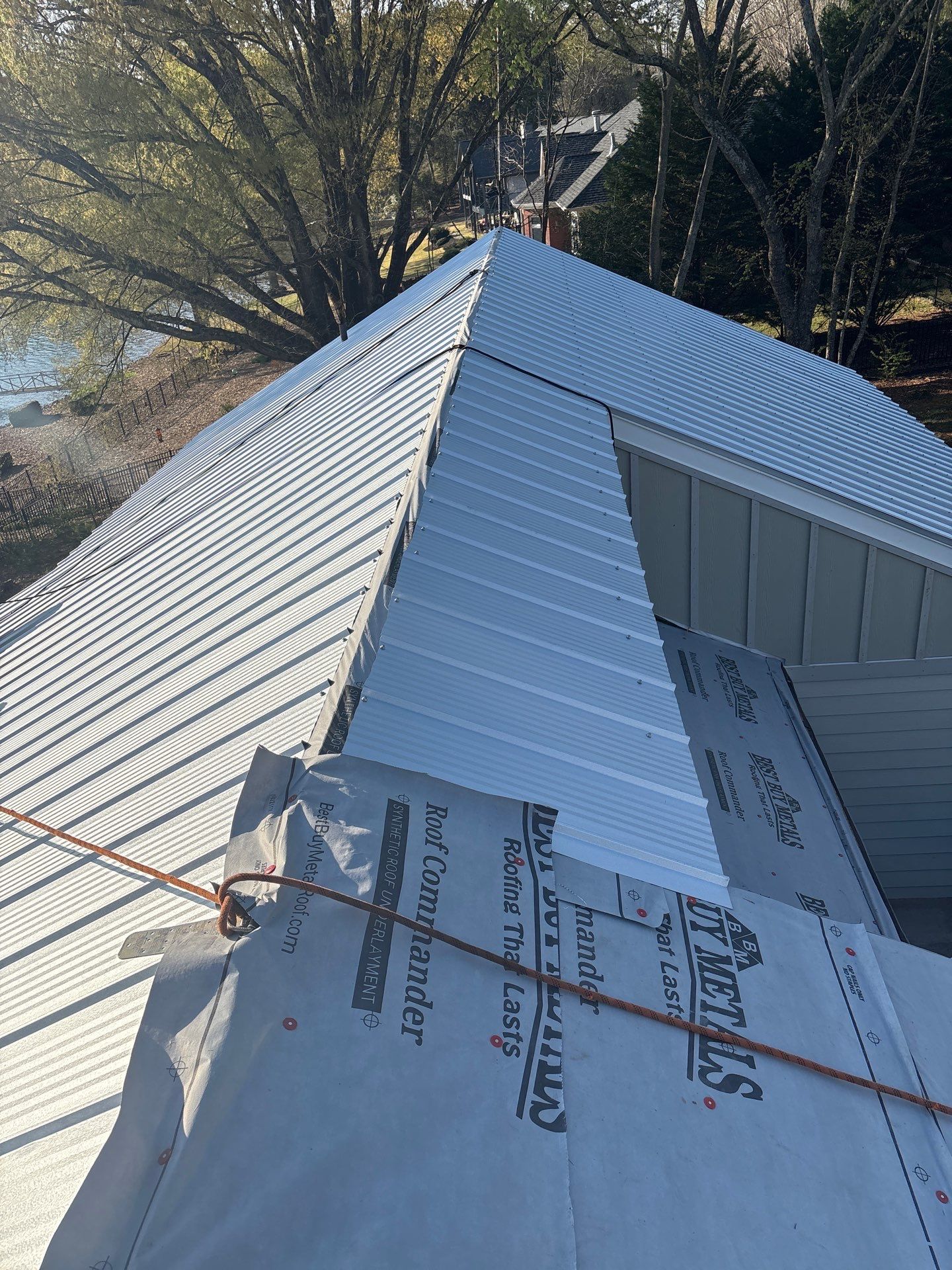 Metal Roof Replacement in Seneca, SC | Lake Keowee | 26-Gauge Galvalume Apex Panel by Roofers LLC