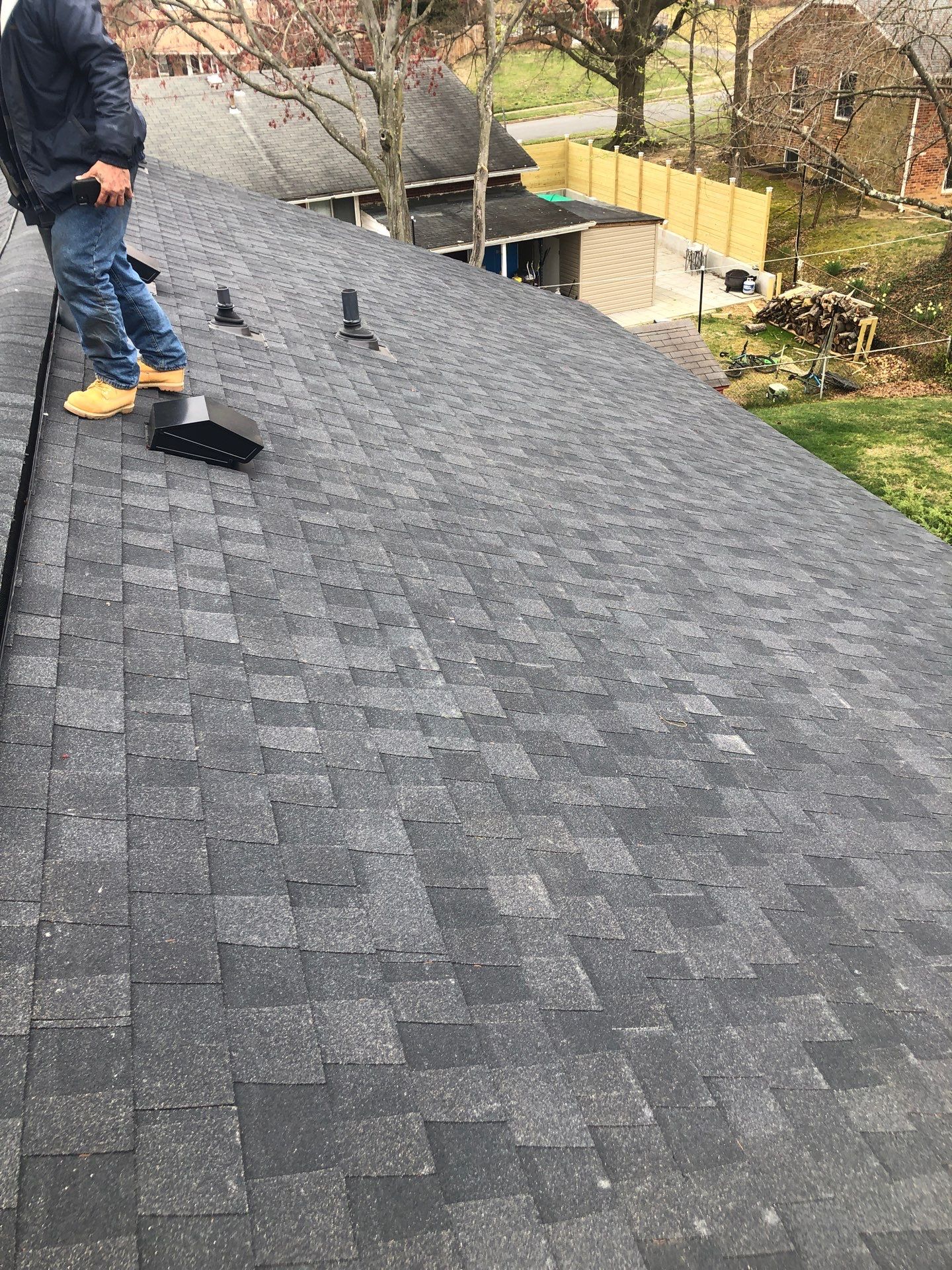 Alexandria CertainTeed Landmark Pro Roof in Max Def Charcoal Black by RM Banning, Inc.