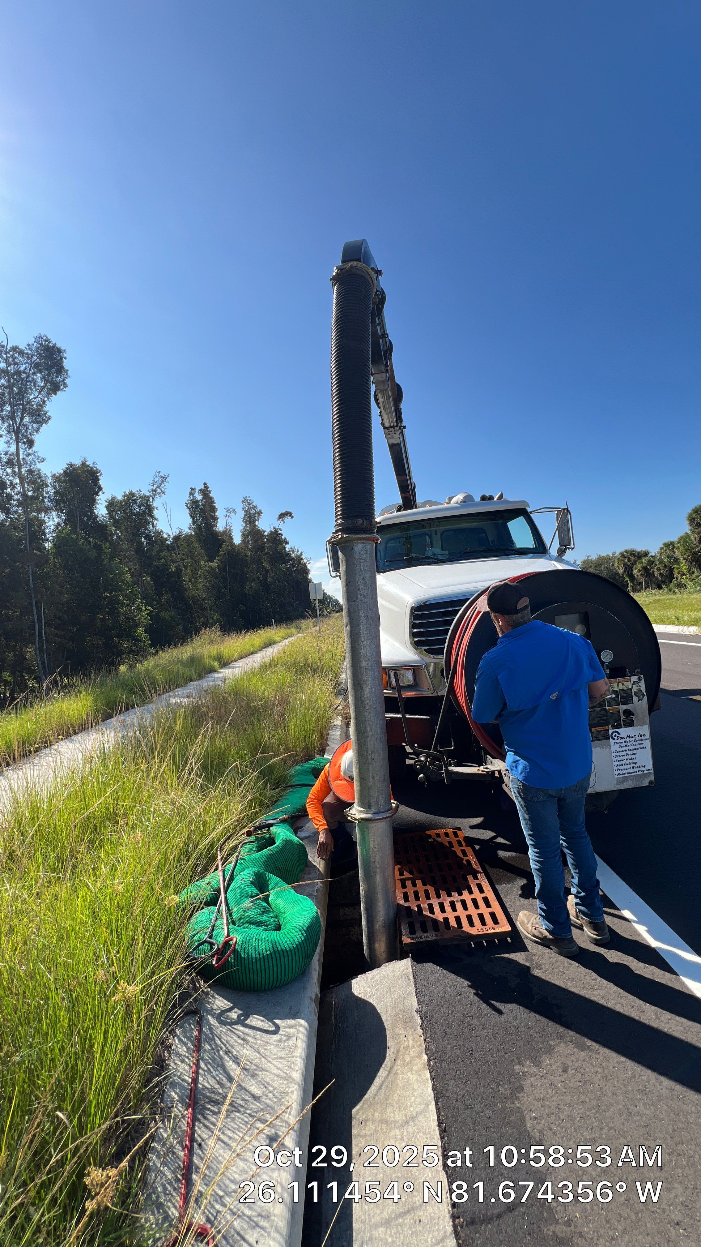 New Construction Road off Rattlesnake in Naples by Don Mar, Inc. Storm Water Solutions