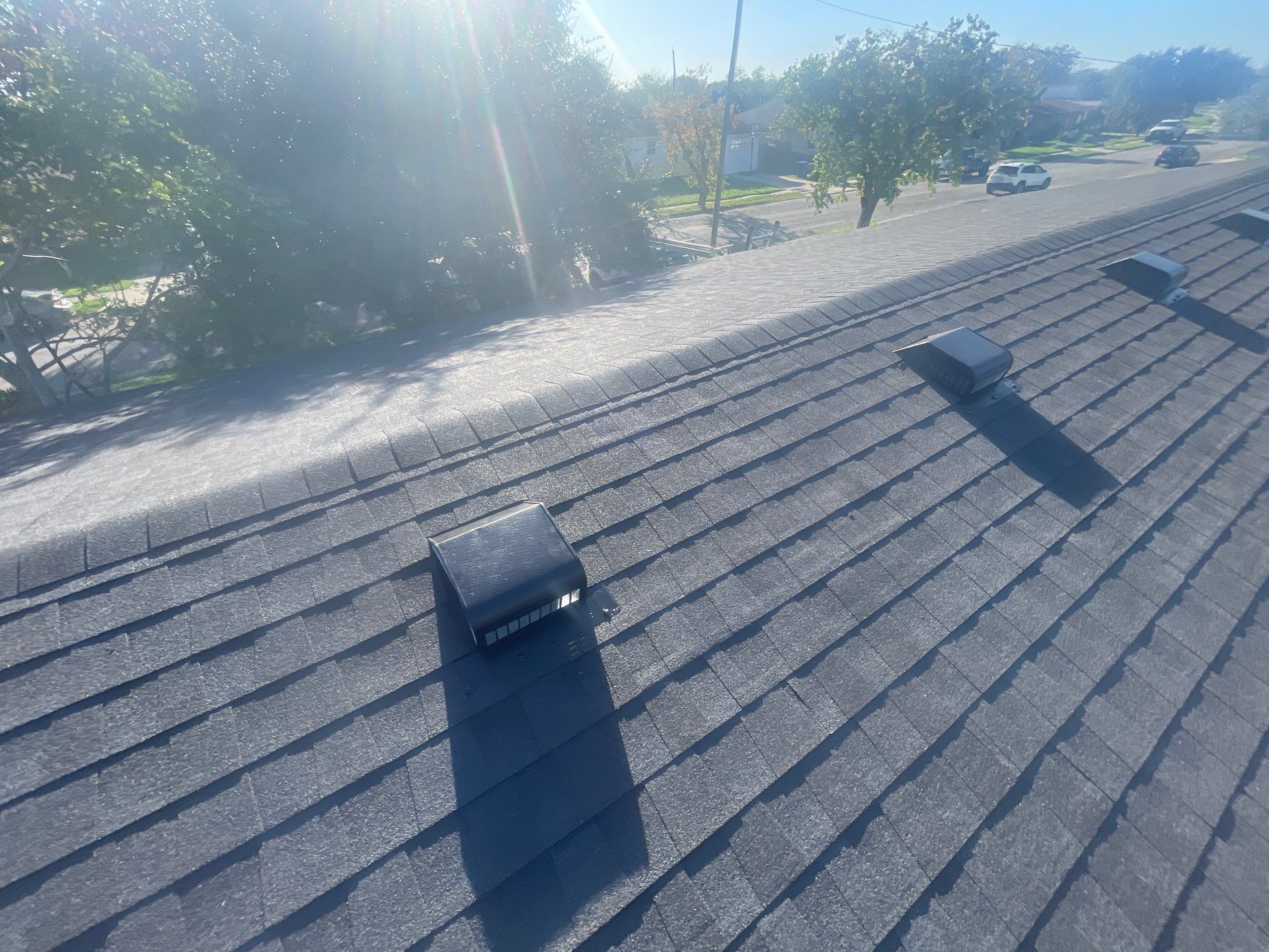 Residential Roofing Installation using GAF HDZ Charcoal by Lighthouse Roofing