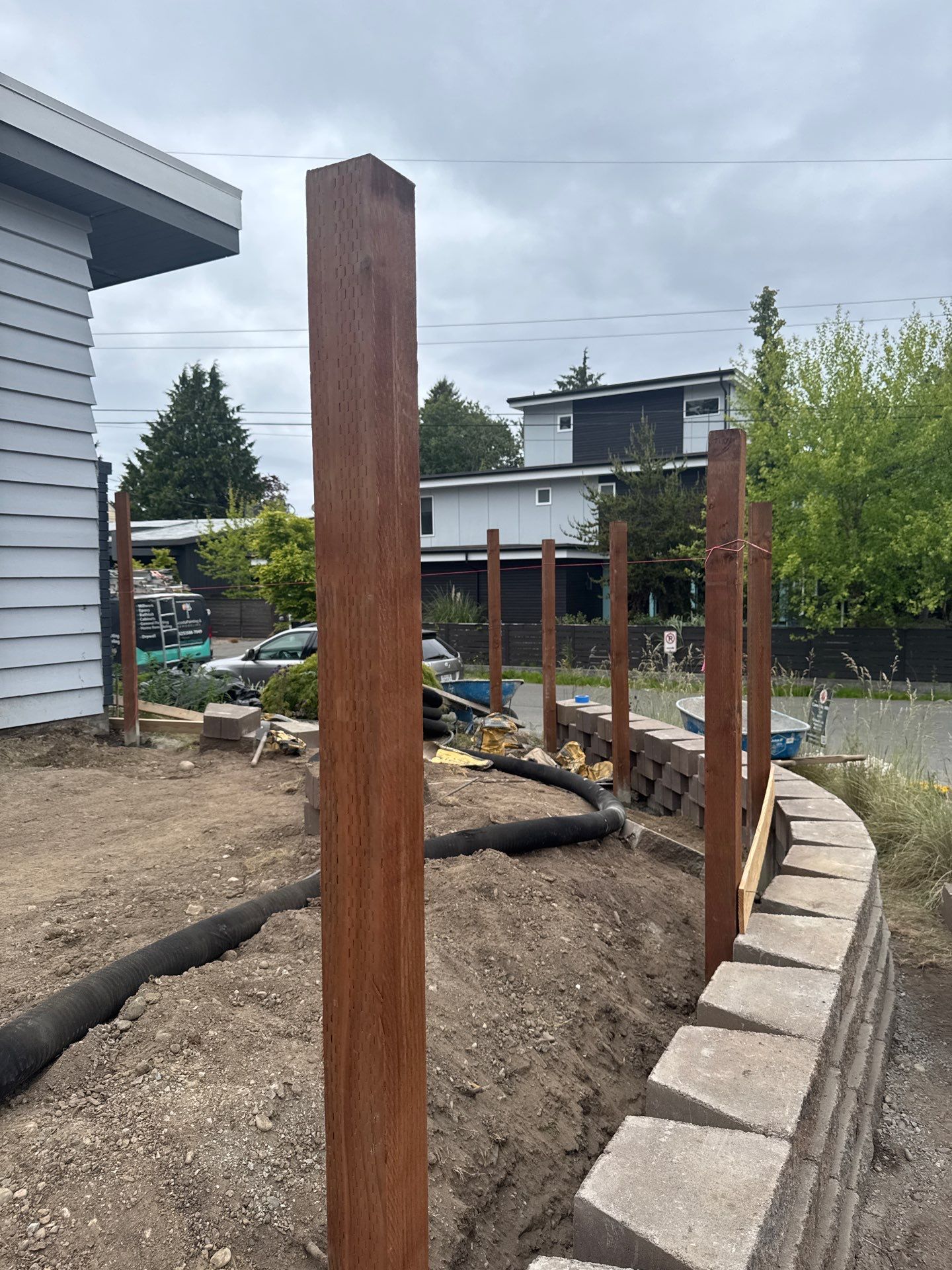 Retaining Wall & Fence Installation  by Jireh Asphalt & Concrete Inc 