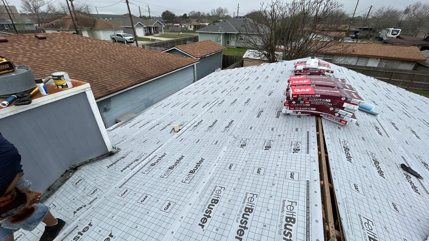 Residential Roofing Installation using GAF Natural Shadow by Lighthouse Roofing