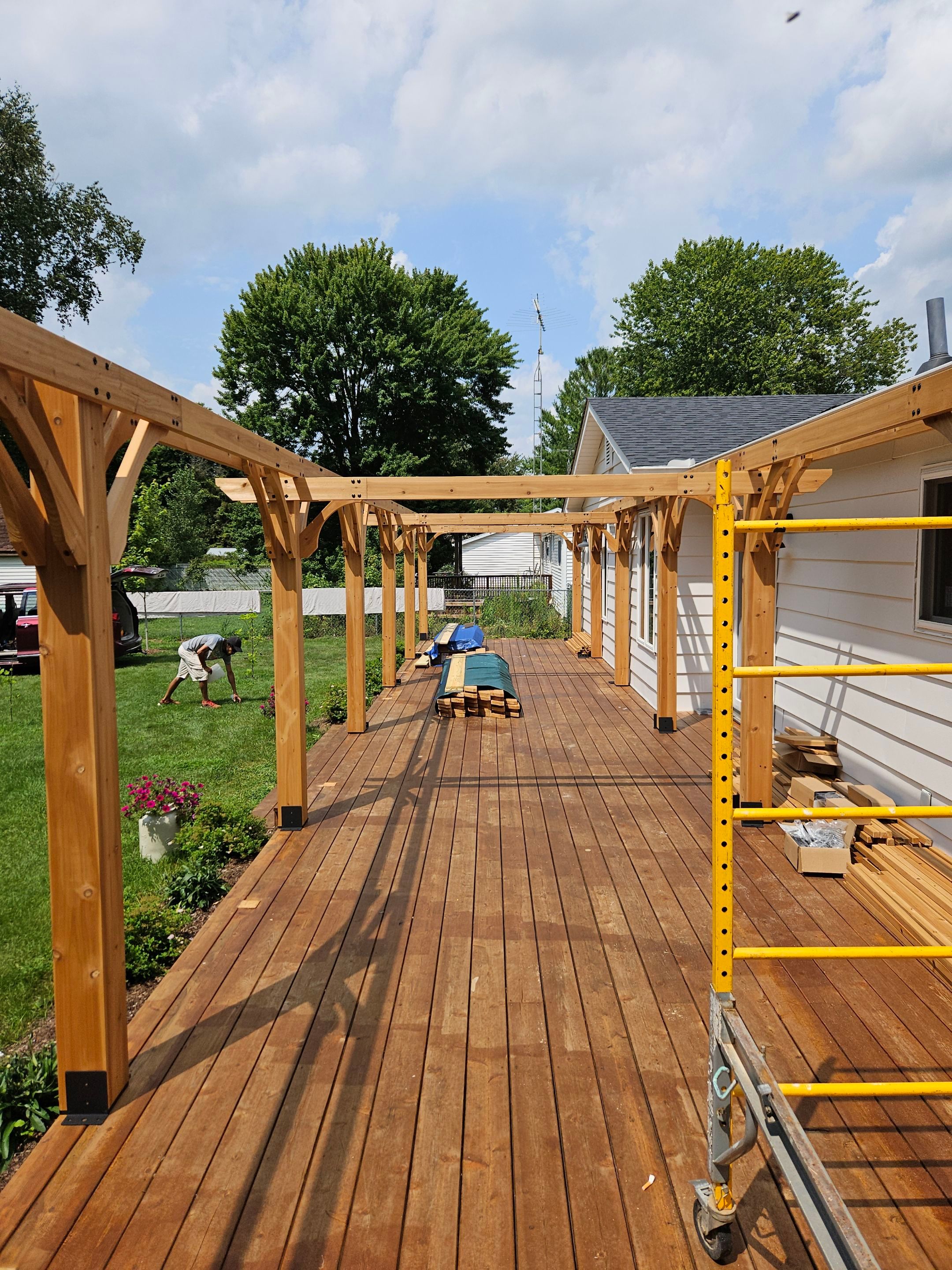 New Pergola by Clark Builders LLC