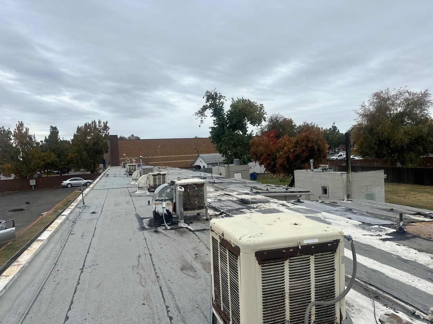 Emergency Roof Tarp Service - Fresno, CA by Grandmark Service Company