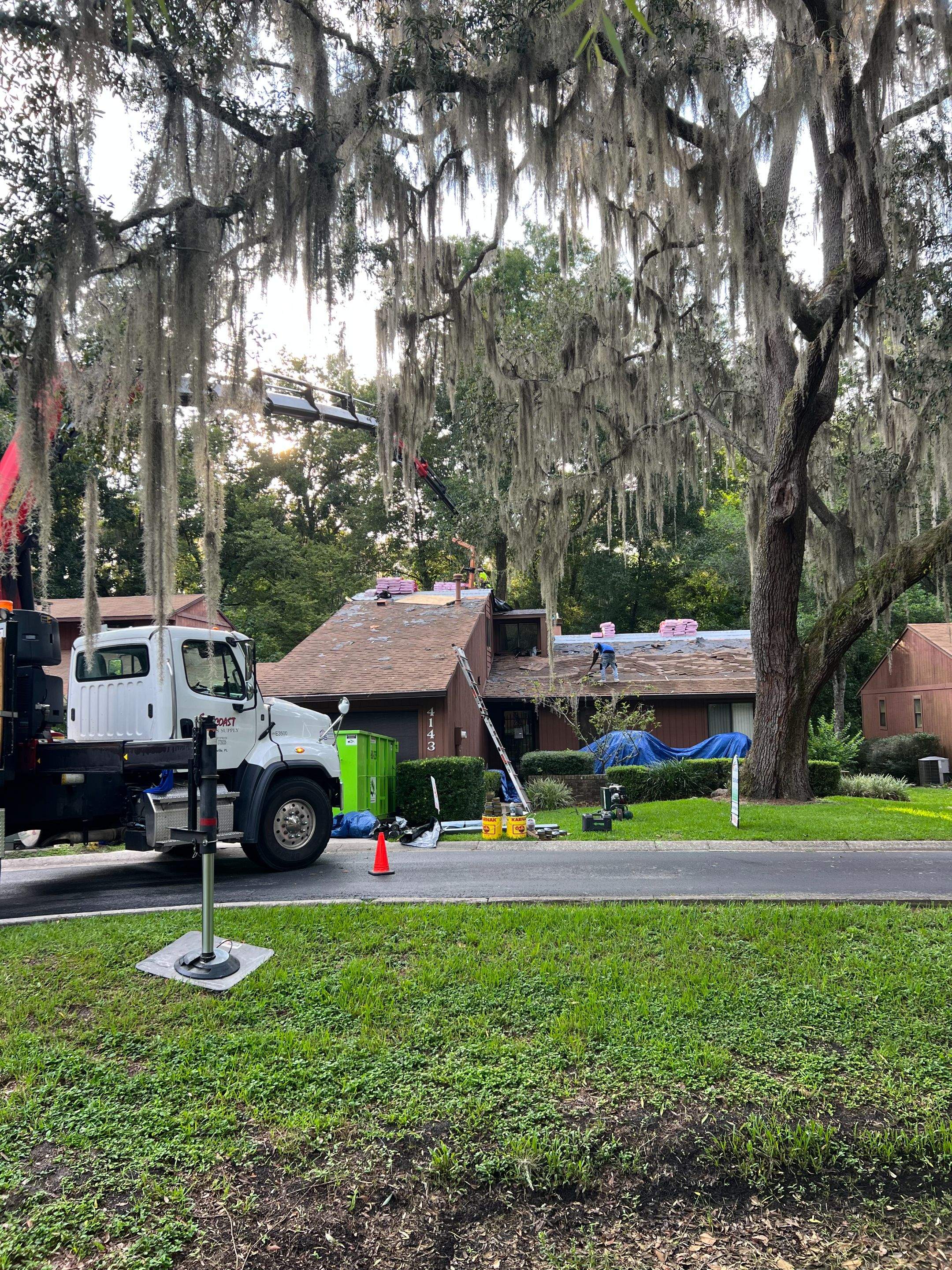 Townhouse Reroof in Gainesville, Florida by Brehm Roofing