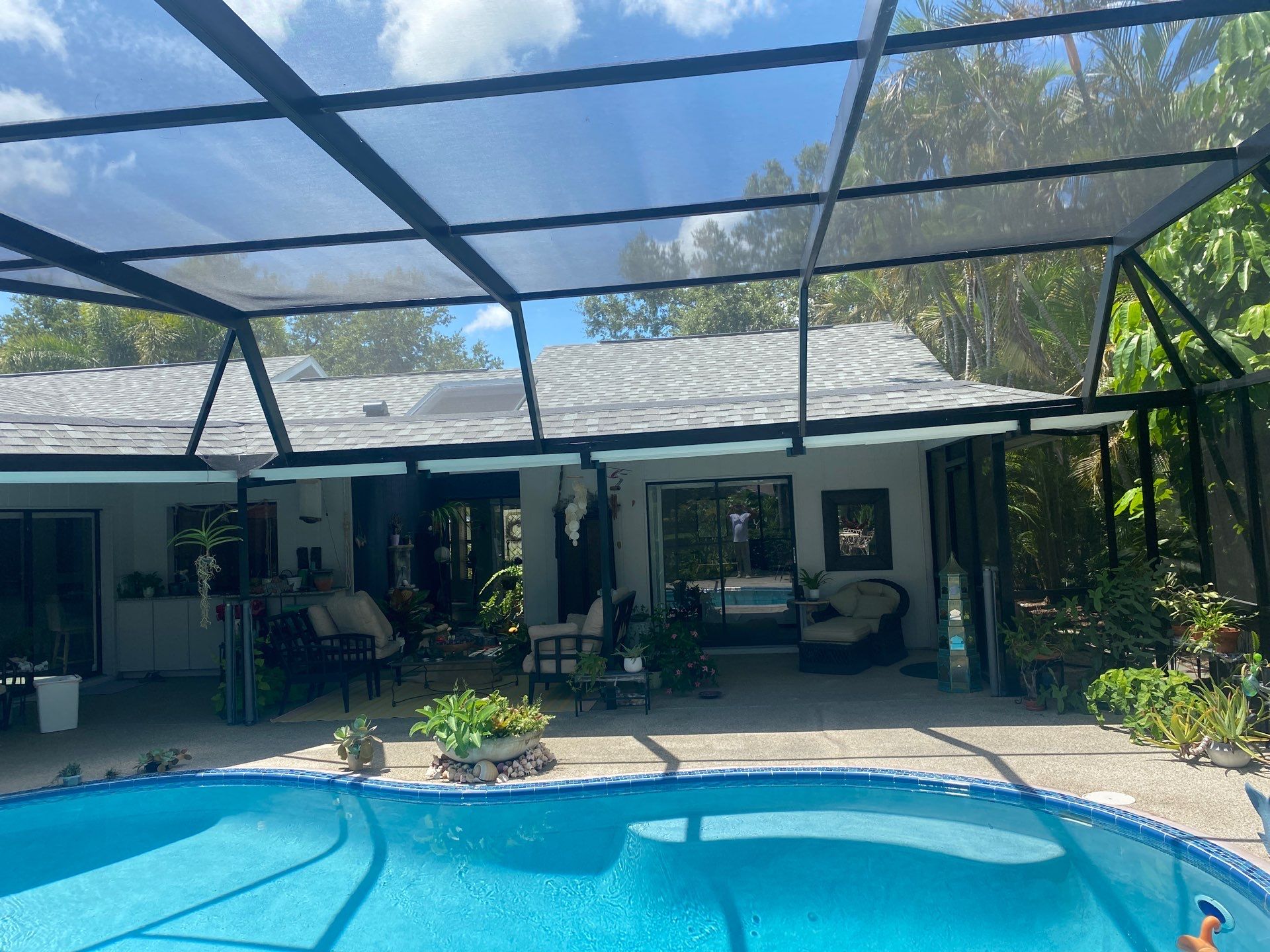 Brown 6-Inch Seamless Gutters in SarasotaFL by Gutter Professors