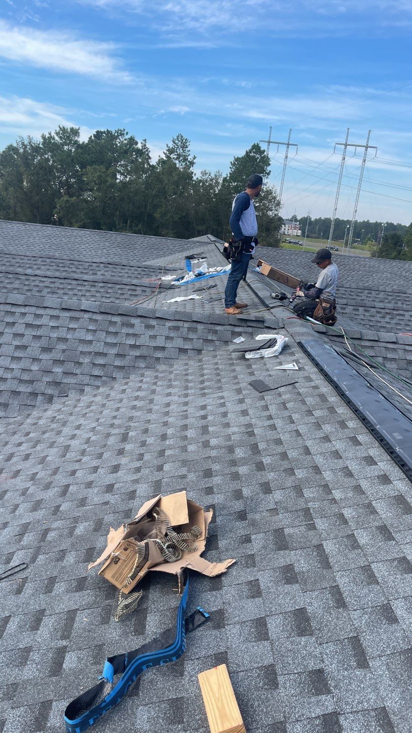 Commercial Roofing Installation using Roof Replacement by American Roofing & Construction LLC