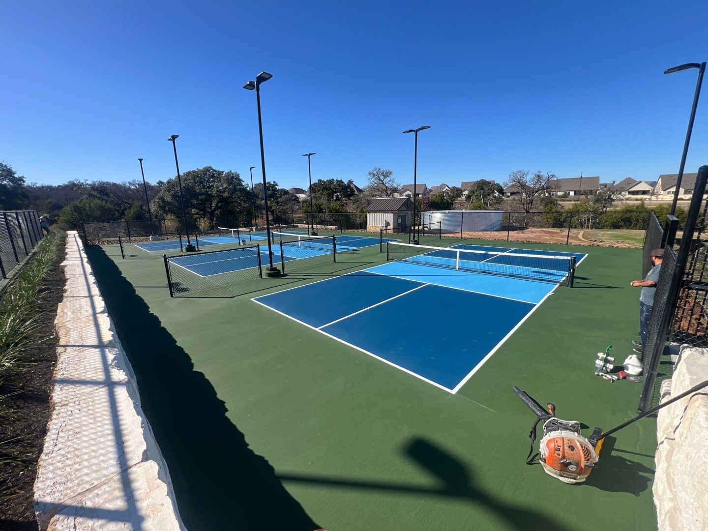 Project in Liberty Hill by Sport Court Austin