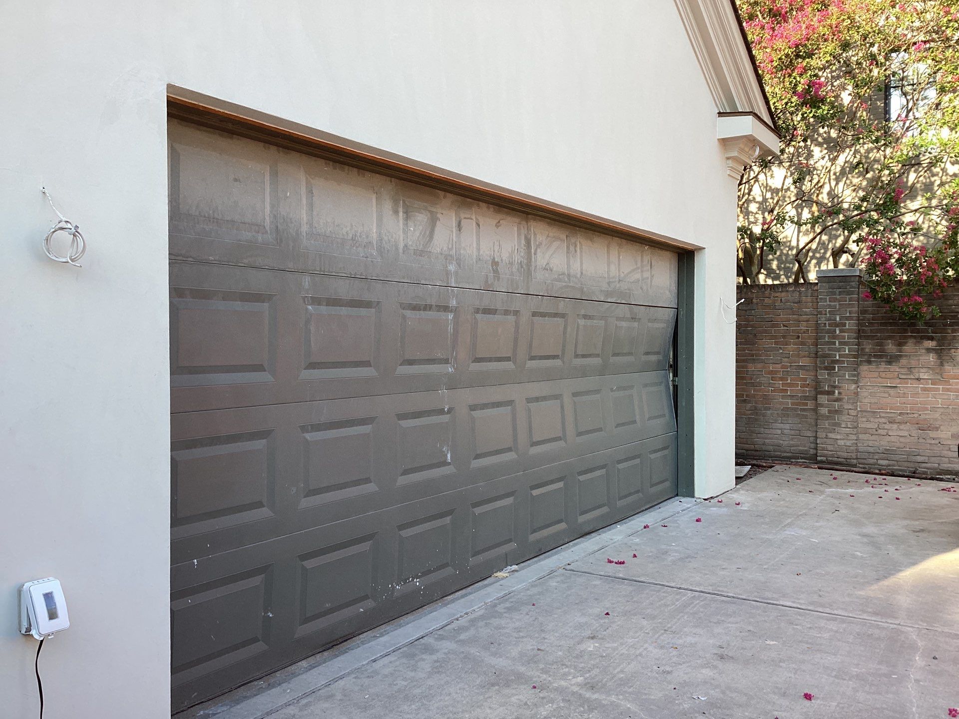 New Garage Door using Timberlane Wood Garage Door + LiftMaster Heavy Duty Opener by Meadows Garage Doors