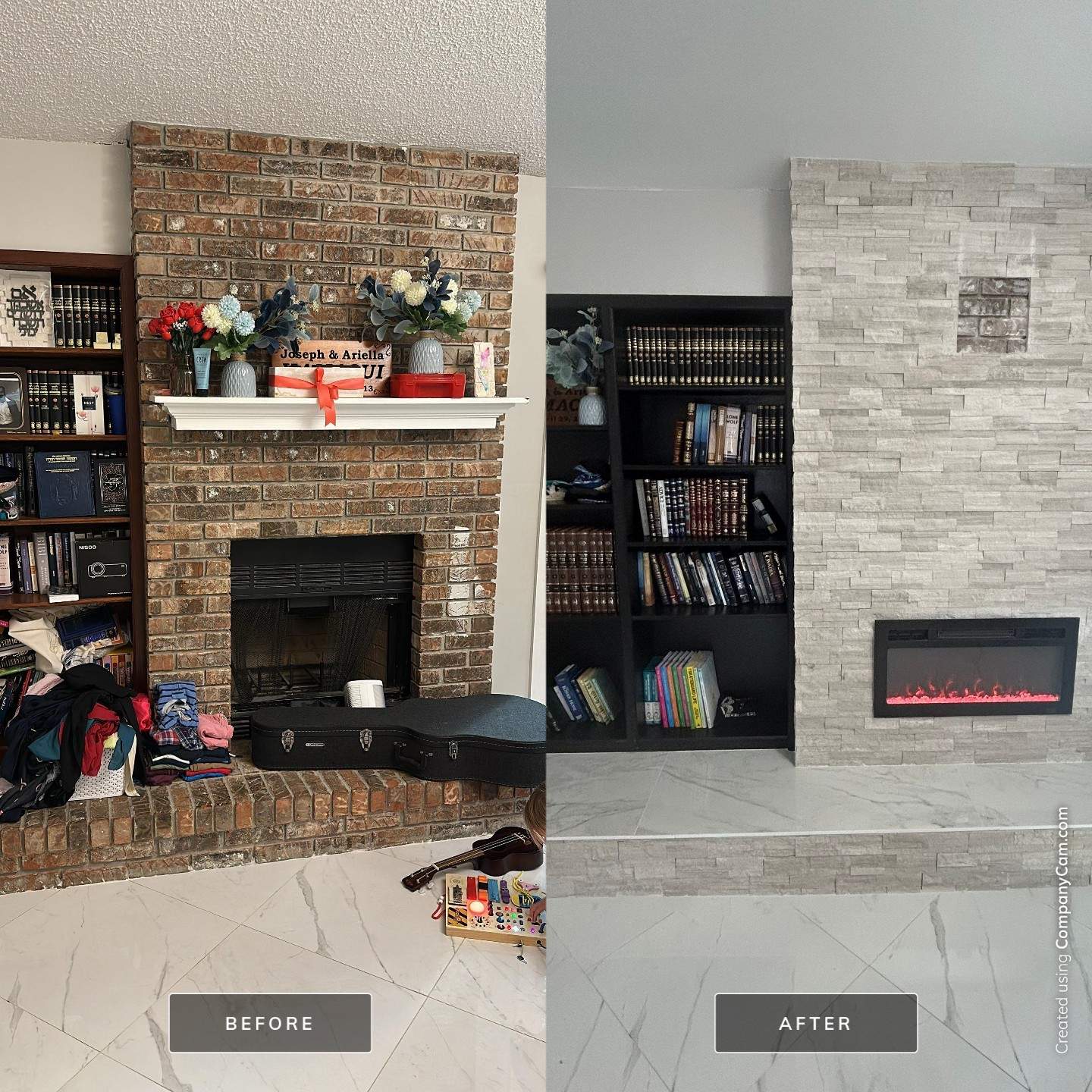 Master Bathroom, Children's Bathroom, and Fireplace Renovation by urban green energy llc