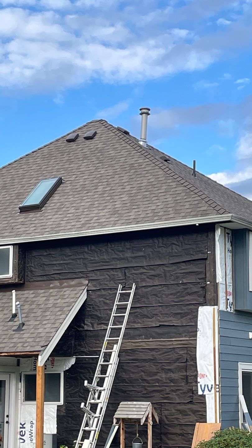 Residential Roofing Installation using IKO Weatherwood shingle by Top Notch Roofing Inc