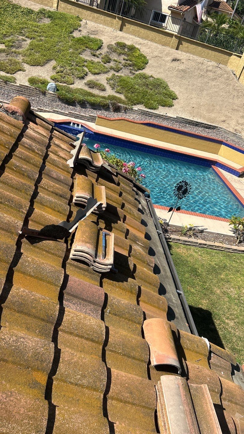 Clay Tile Roof Repair and Underlayment Replacement in Bonita by Reliable Roofing San Diego Inc.