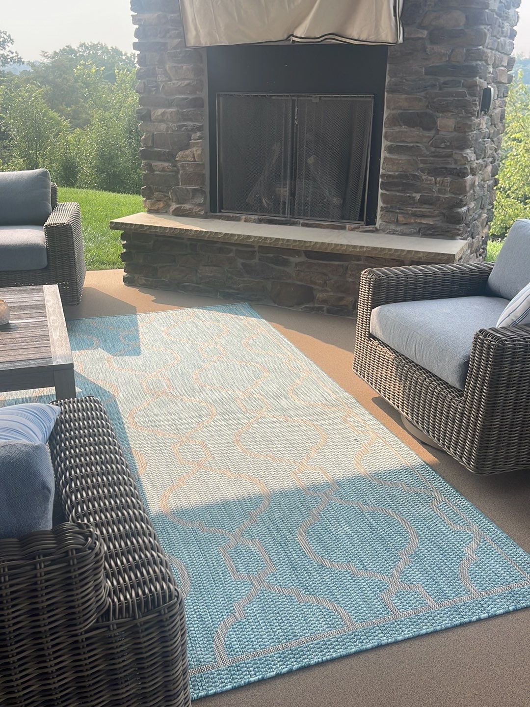 Large Patio + Garage Project in Moon Township by Floors in a Day, Inc