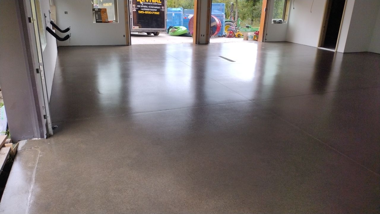 Stunning Residential Grind and Clear by Revival Concrete Coatings