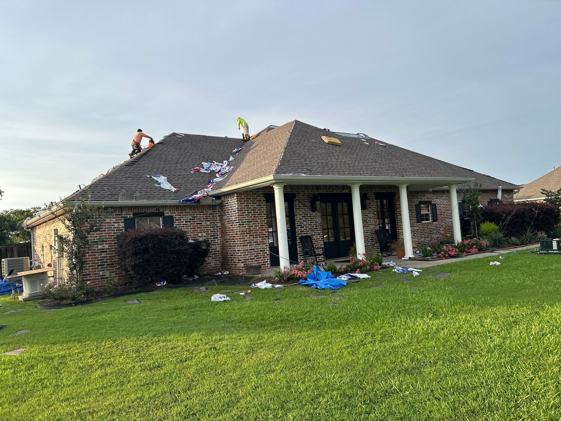 Residential Roof Replacement using GAF HDZ - Weathered Wood by Elite Roofing LLC