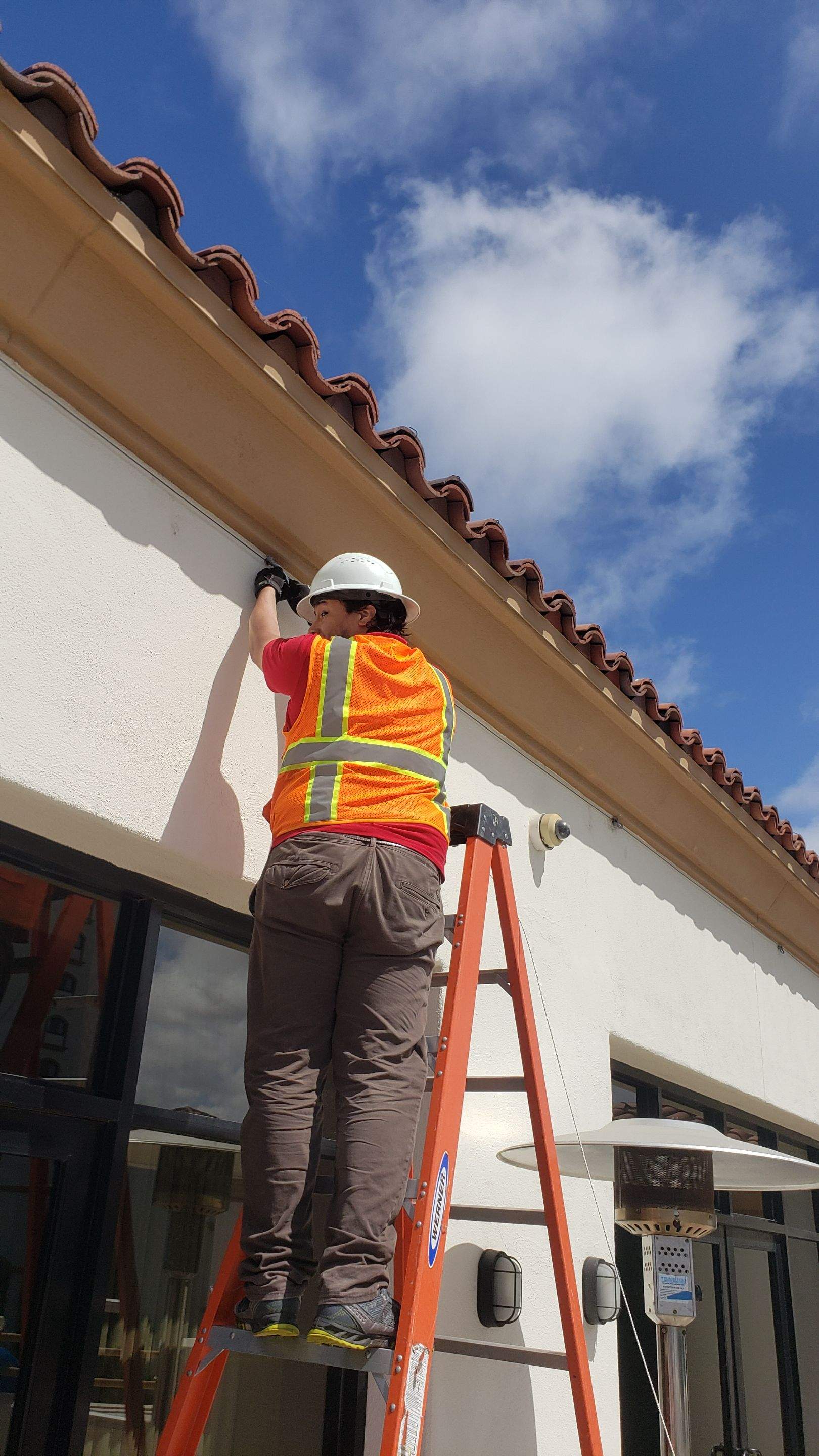 Hilton Waterfront Bistro Light Install by BrightLife Designs llc