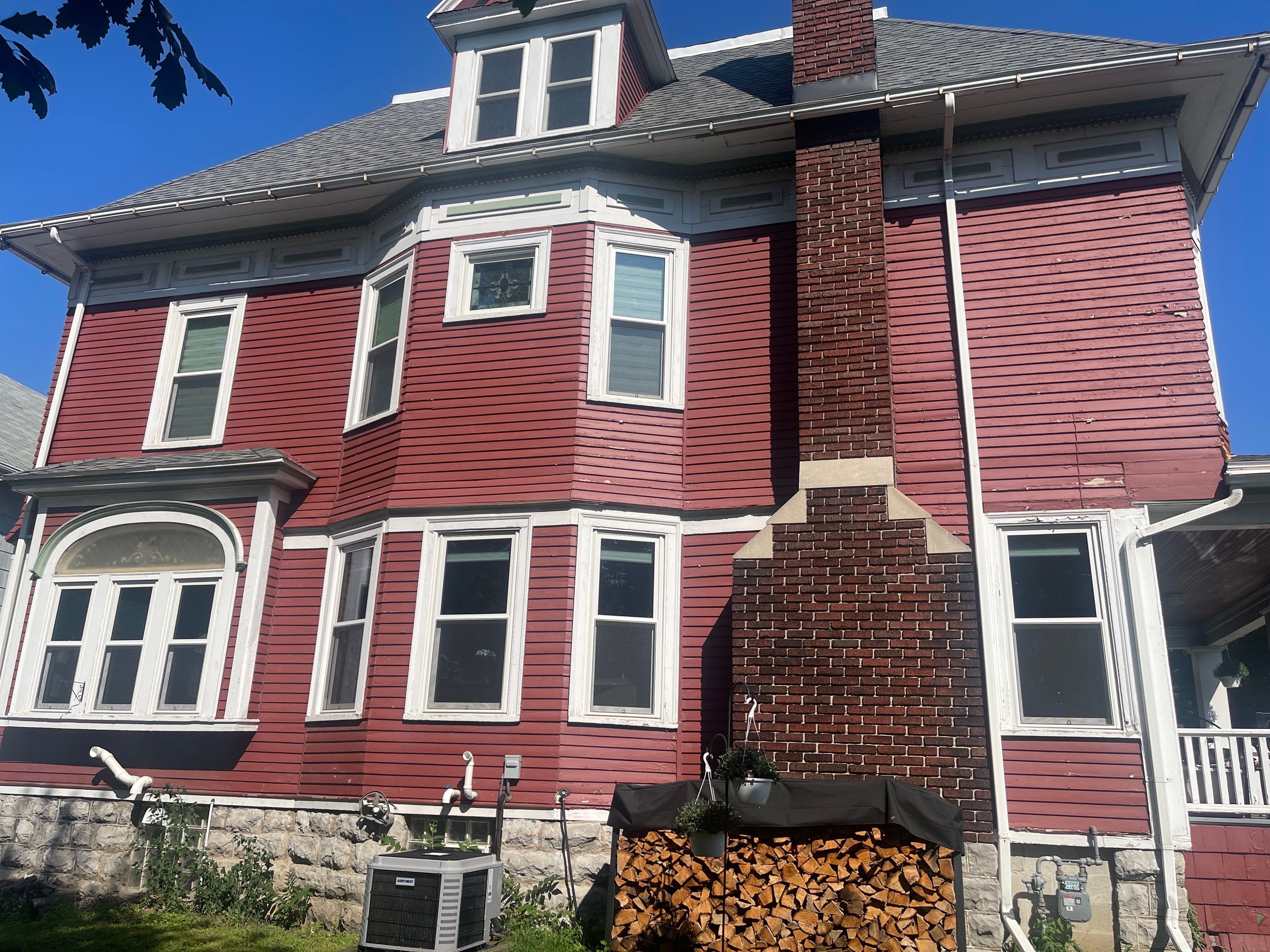 Exterior Renovations- Siding, Stamped Concrete, Porch, and Railings by Ivy Lea Construction