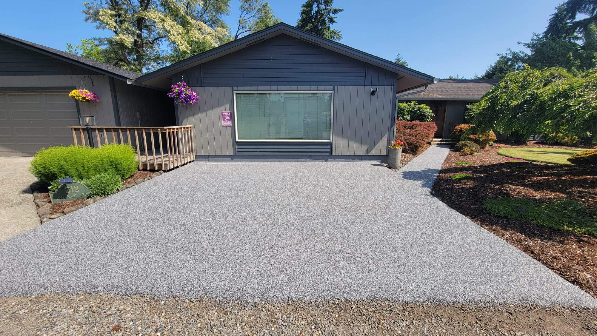 Refined Simplicity Driveway in Palazzo Vuba Stone by Concrete Coating Experts Inc.